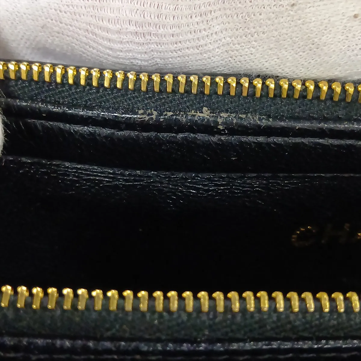 Matelassé Caviar Skin Chain Tote Bag, Black with Gold Hardware, 4370852, Series 4 — view 12