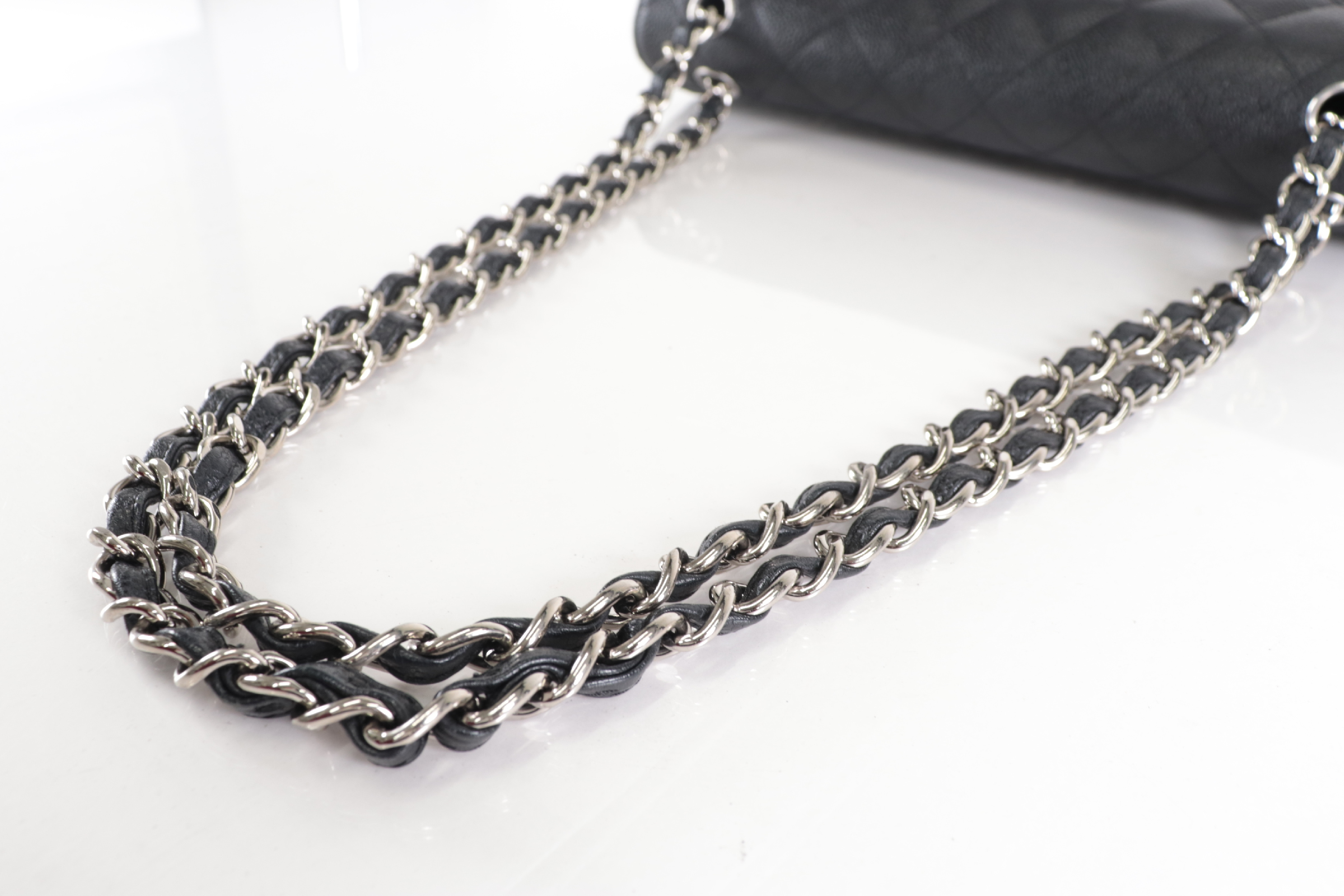 W-Flap 30 Lambskin Chain Shoulder Bag (Serial Number 24) — view 6