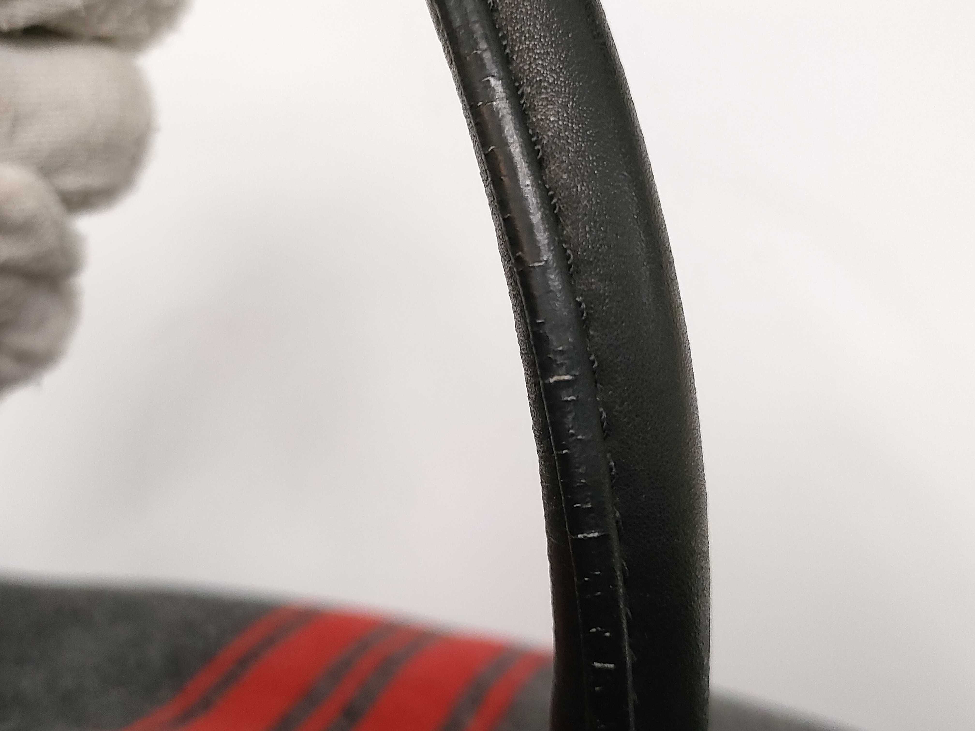 Luggage Wool x Leather Handbag — view 8