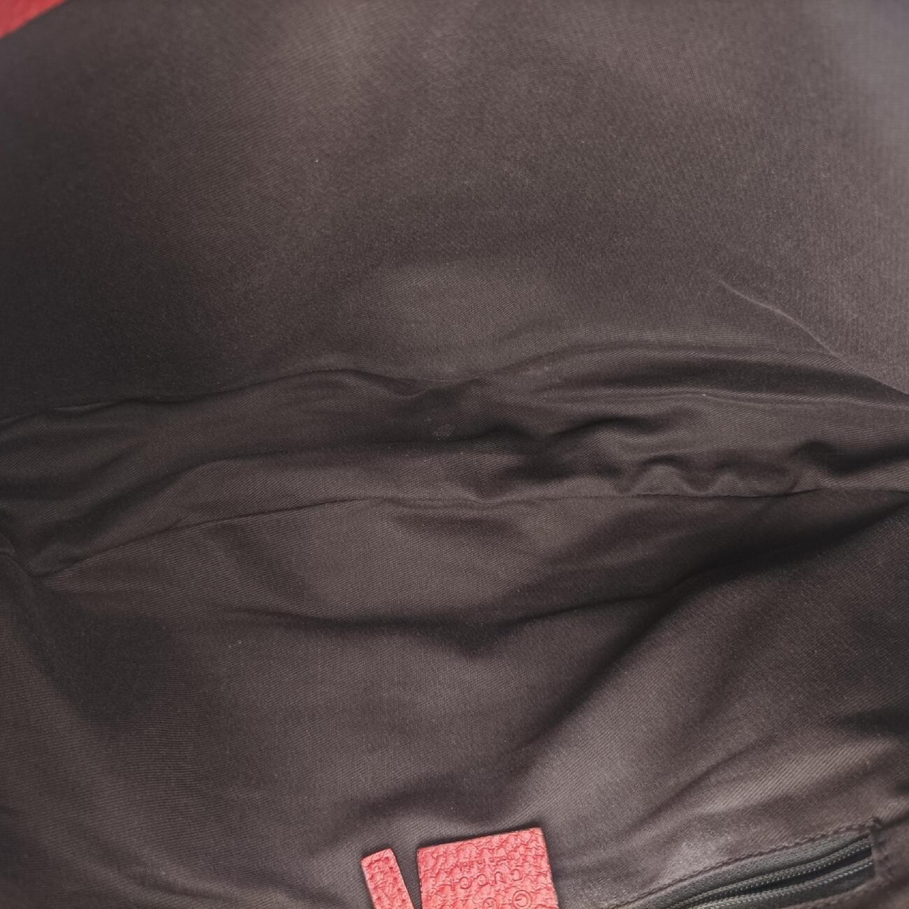 Bamboo Ring Hobo Red Leather 211519 G4517440 Handbag — view 6