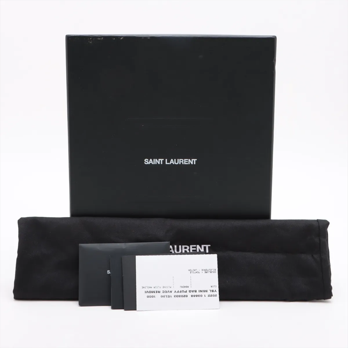 Lulu Puffer Leather Chain Shoulder Bag Black 620333 — view 13