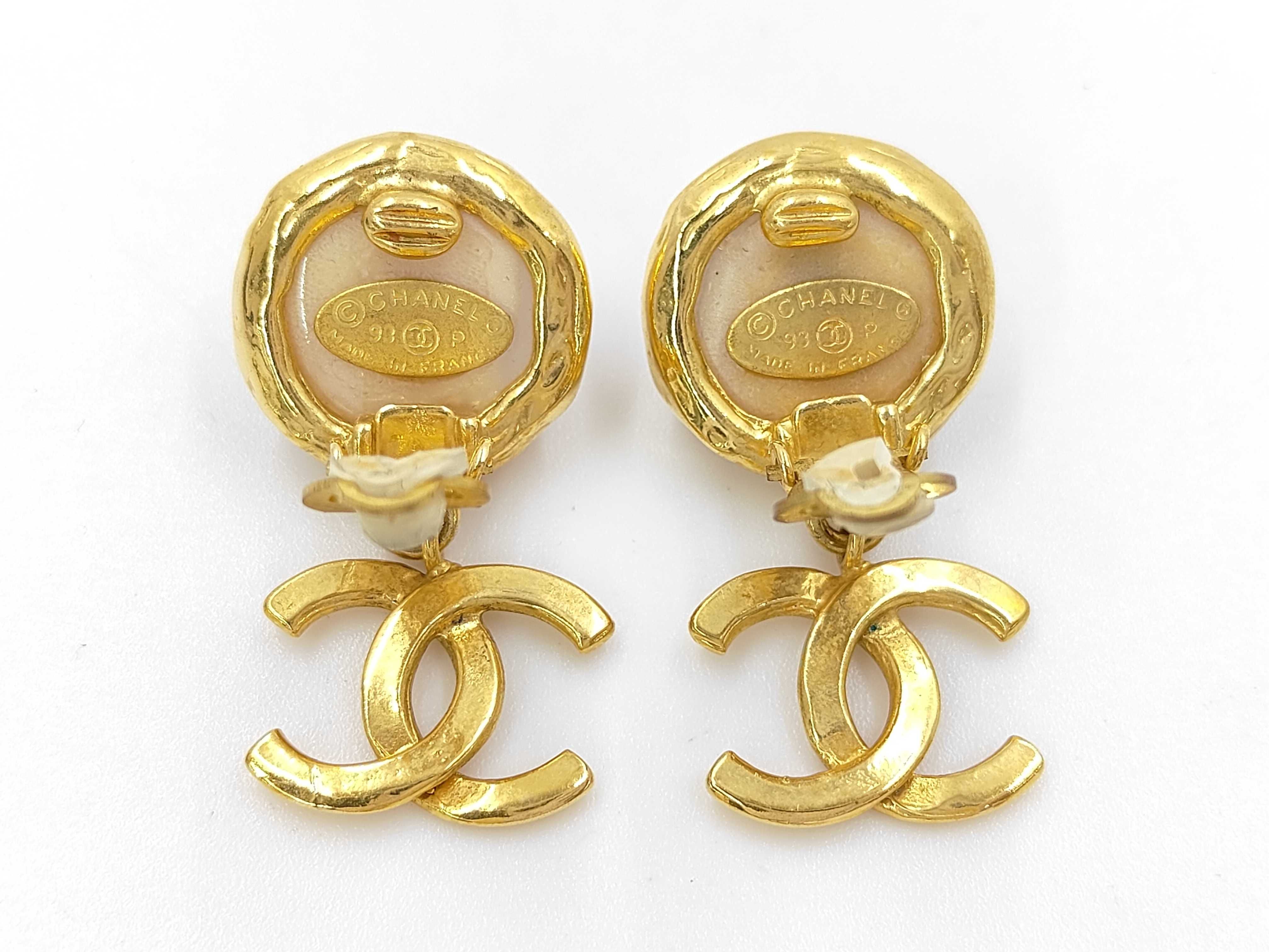 Faux Pearl Earrings — view 4