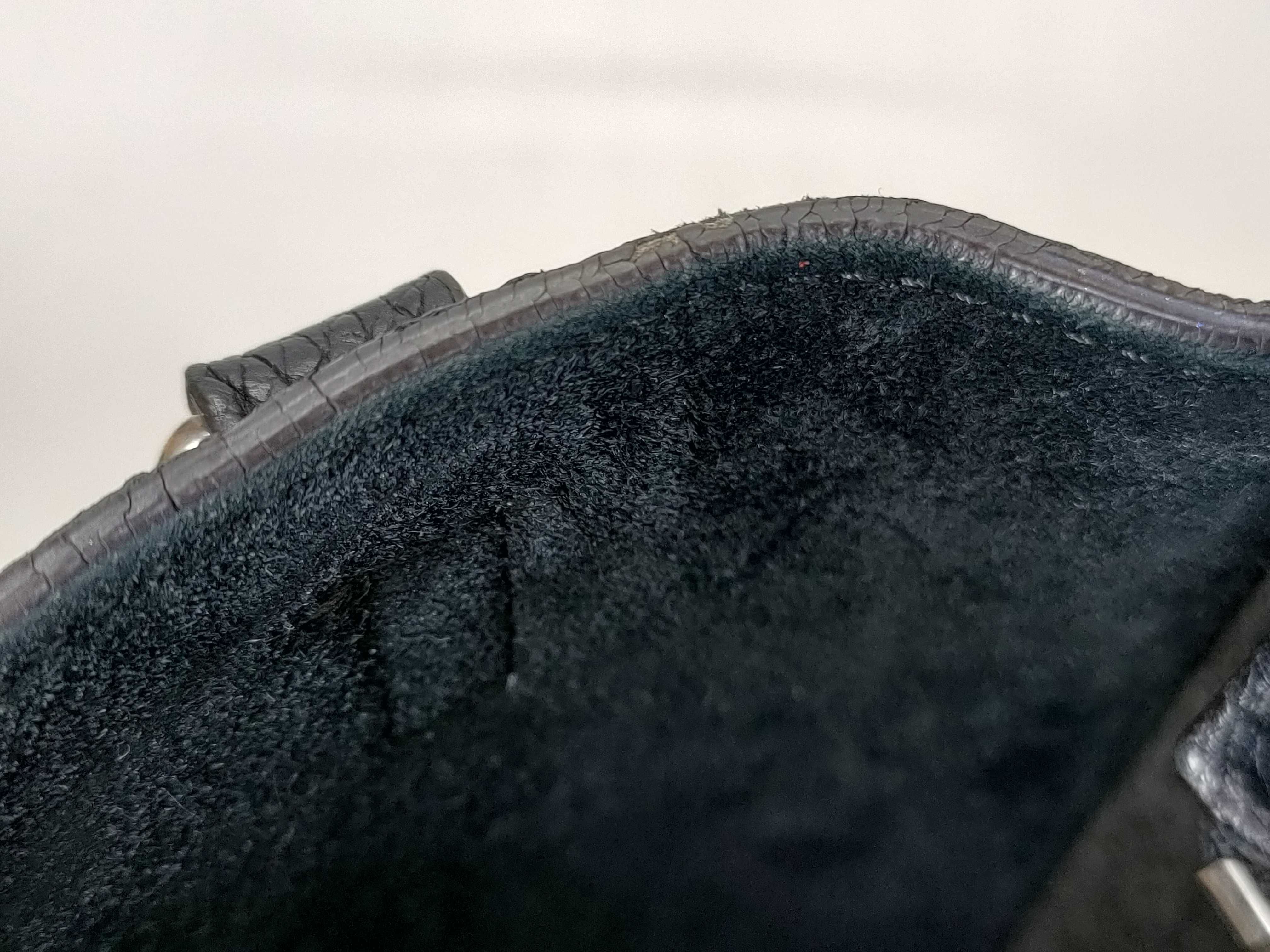 Luggage Nano Shopper Leather 2-Way Handbag, Black — view 10