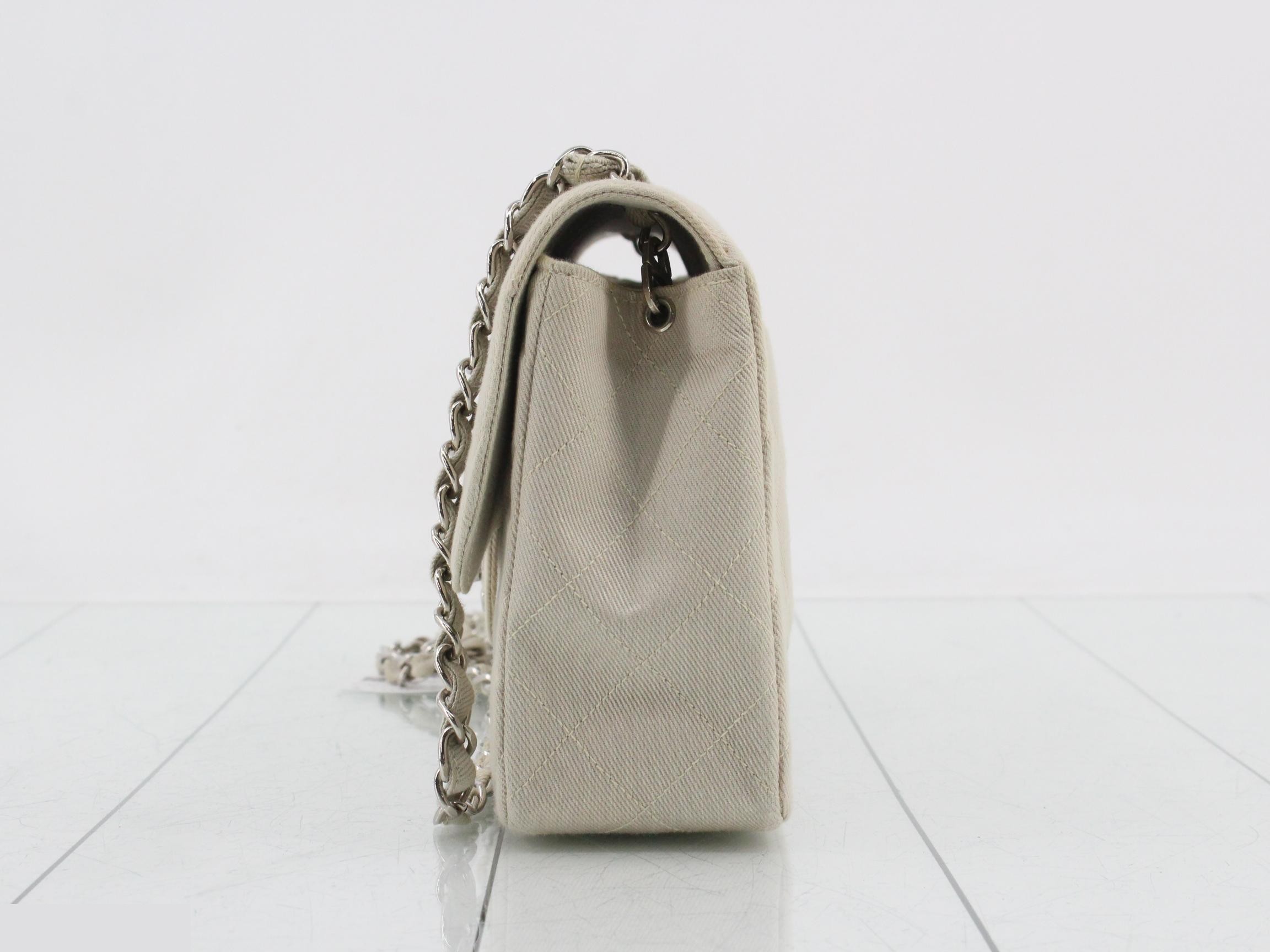 Matelassé (Bag) - Chain Shoulder Bag, Canvas, Turnlock — view 3