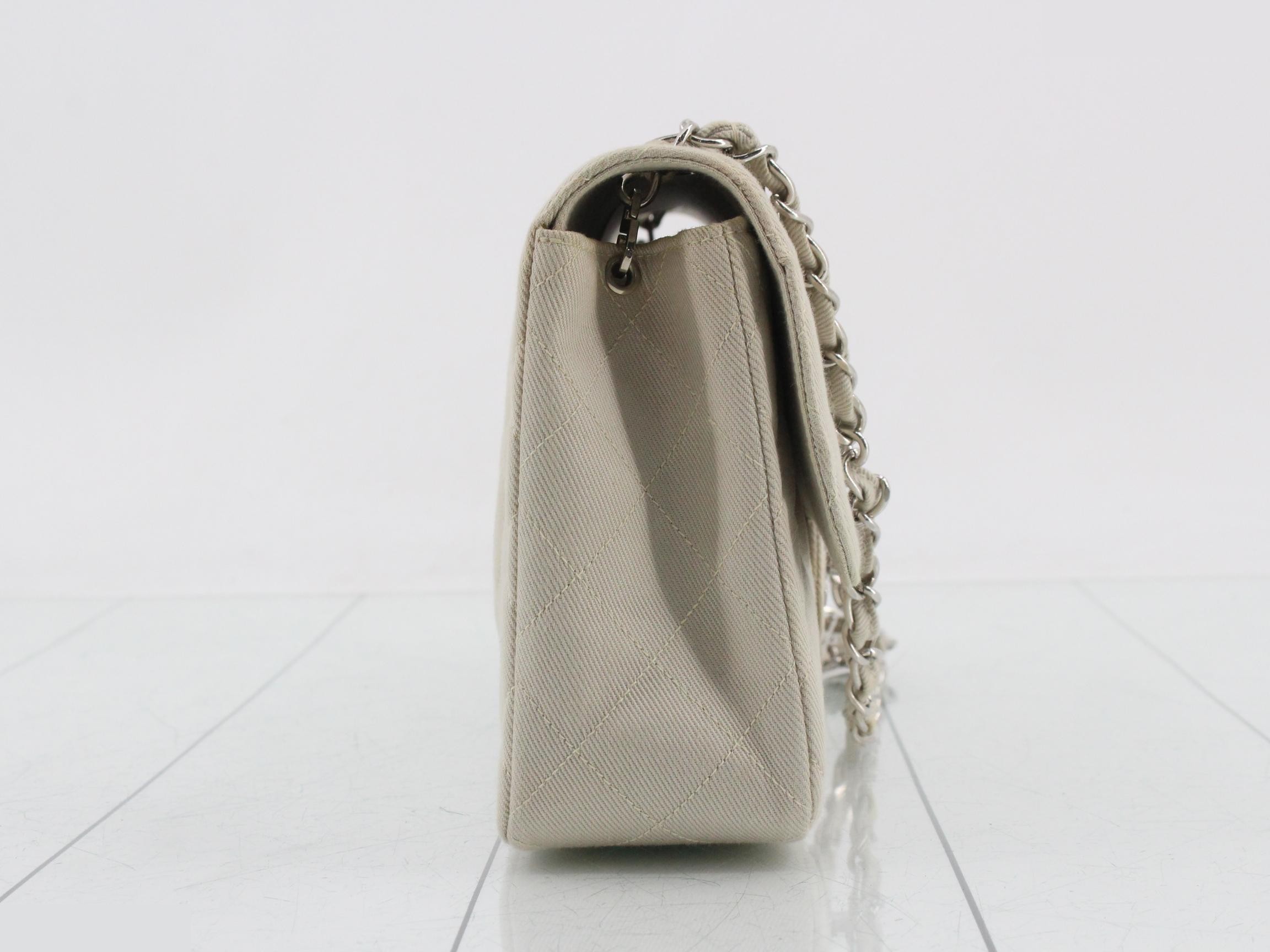 Matelassé (Bag) - Chain Shoulder Bag, Canvas, Turnlock — view 4