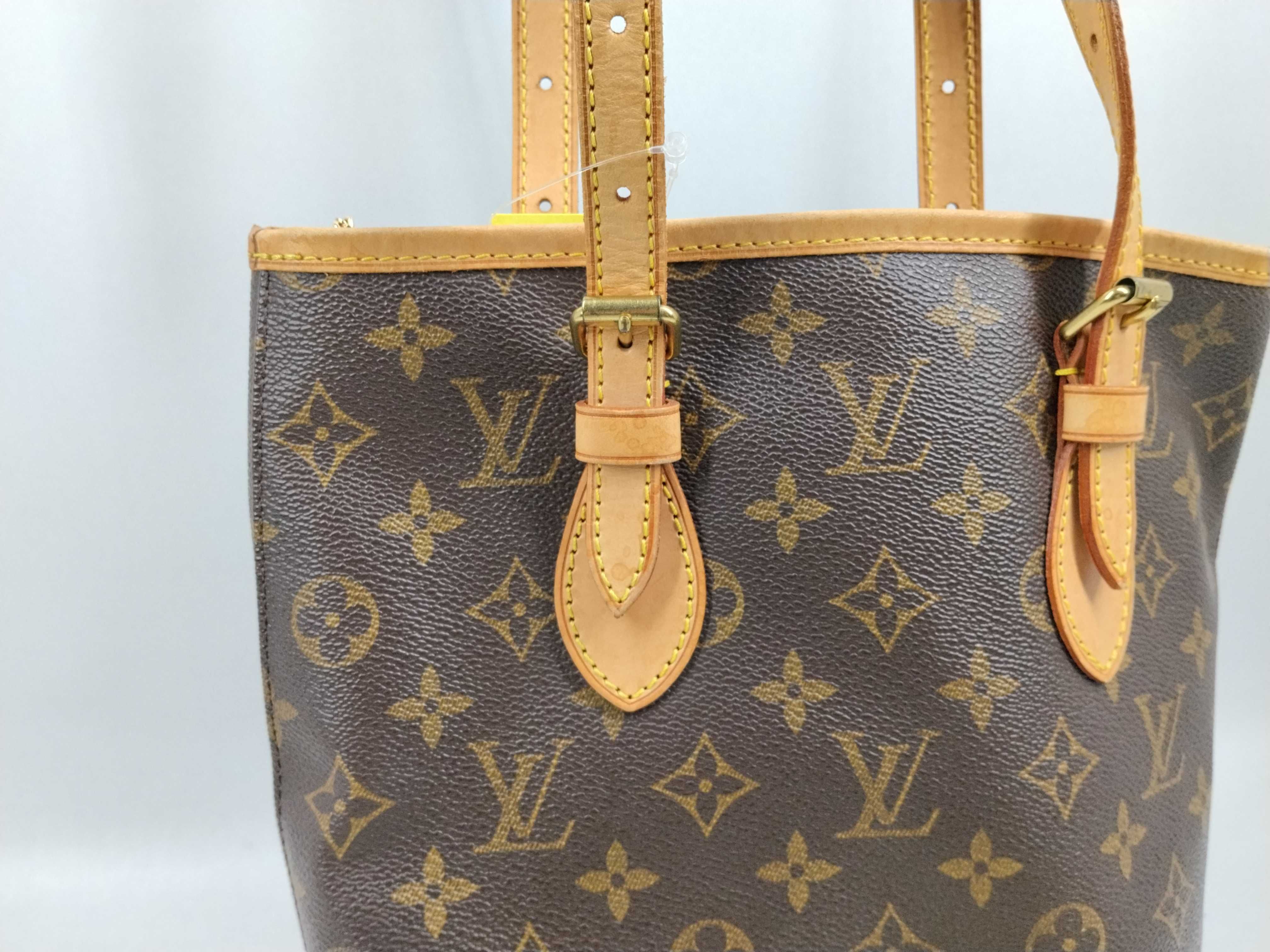 Monogram Bucket PM Tote Bag with Pouch — view 3