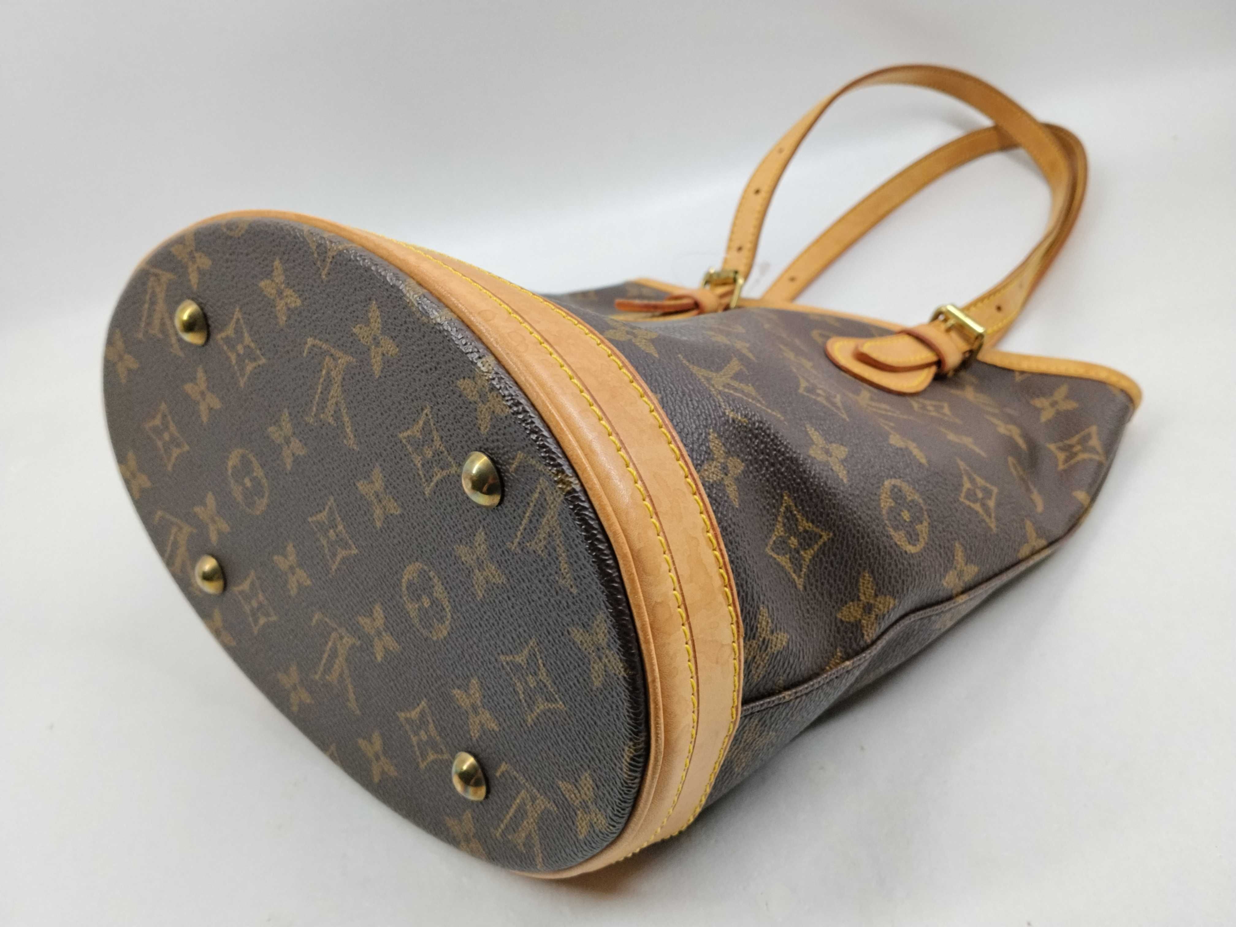 Monogram Bucket PM Tote Bag with Pouch — view 6