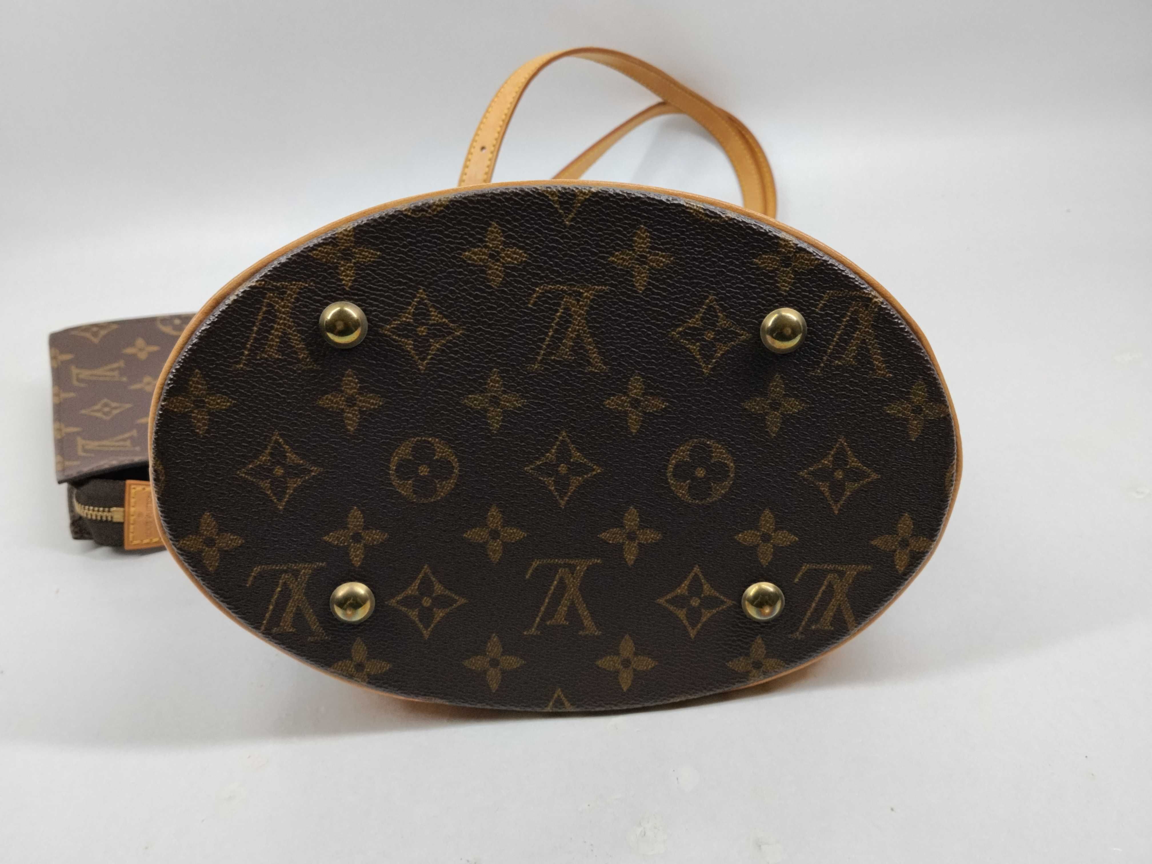 Monogram Bucket PM Tote Bag with Pouch — view 7