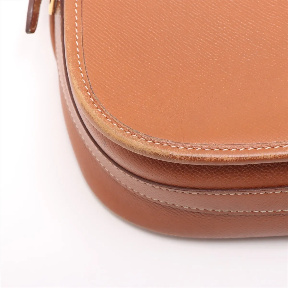 Duffle Bag, Courchevel Leather, Gold, Gold Hardware R: 1988 — view 12