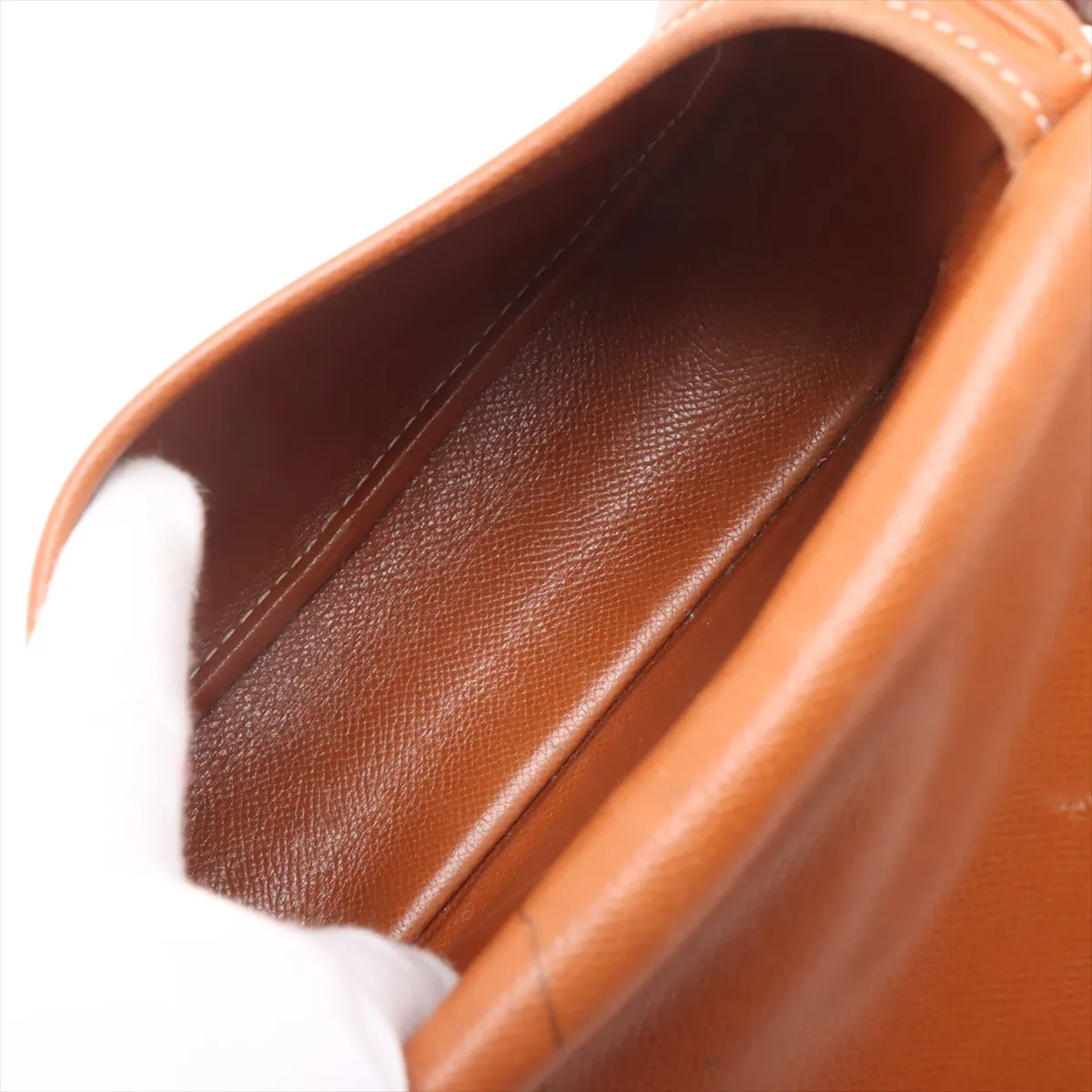 Duffle Bag, Courchevel Leather, Gold, Gold Hardware R: 1988 — view 6