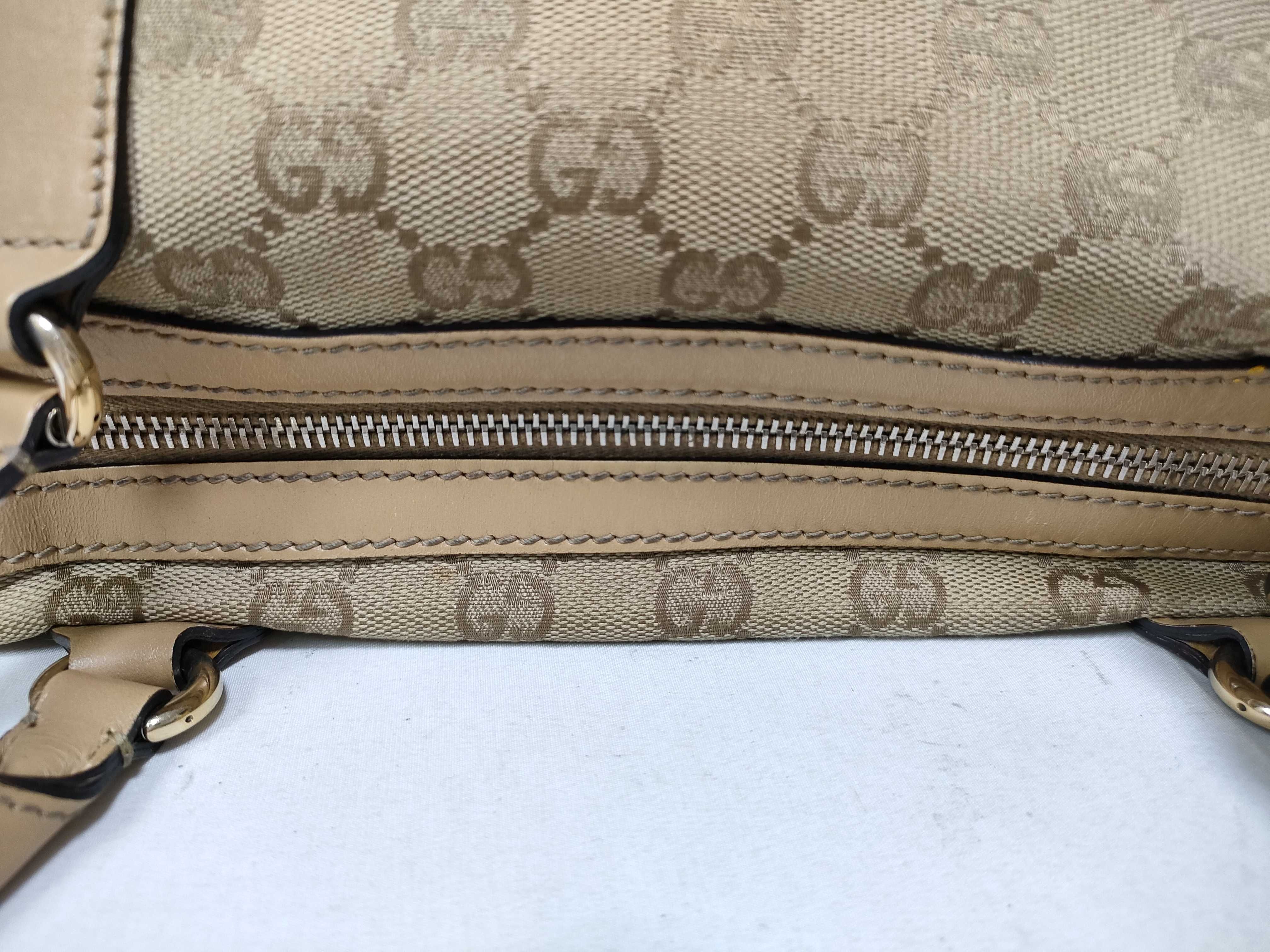 Milk Tea GG Canvas Vintage Sushi Single-Shoulder Bag (Handbag) — view 13