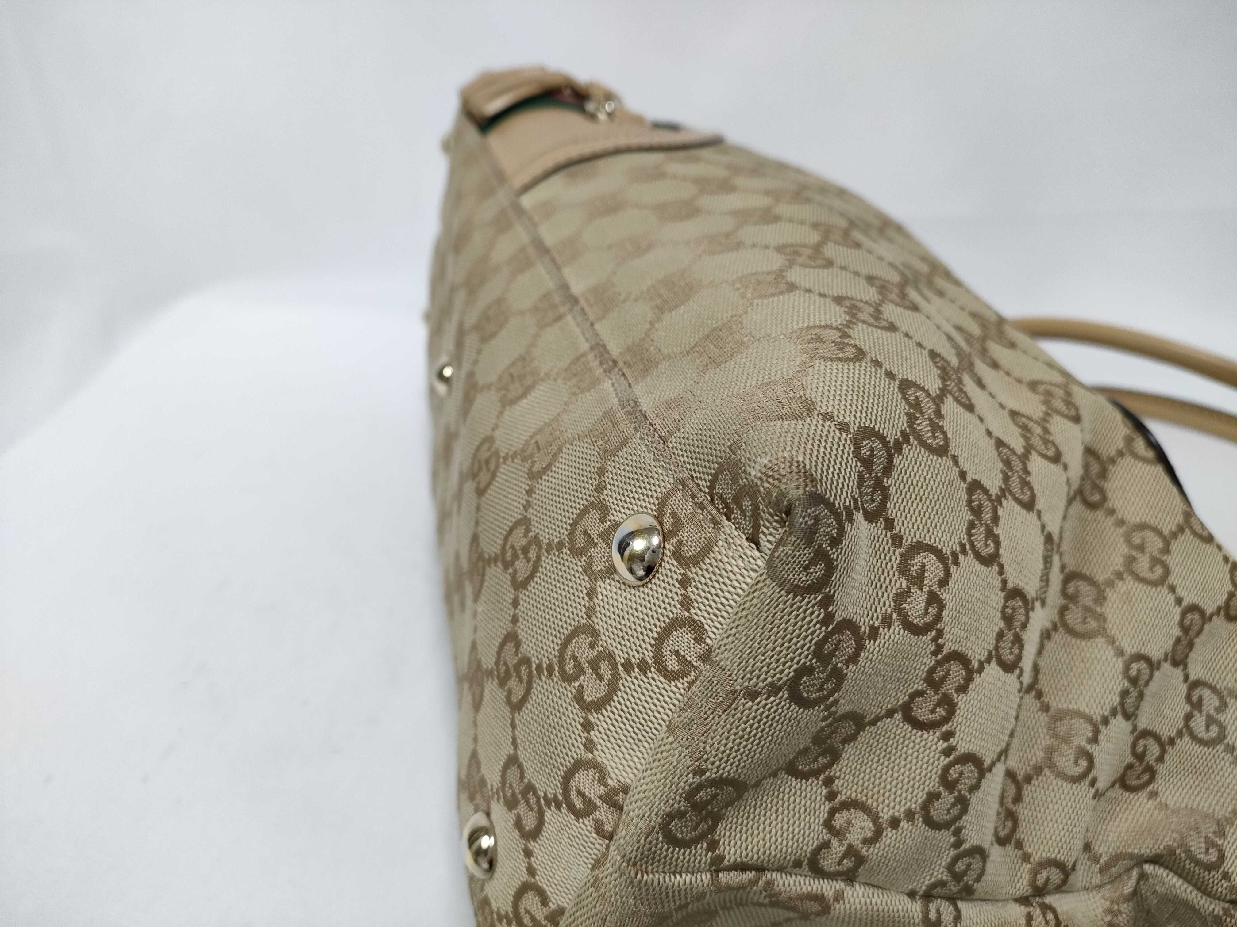 Milk Tea GG Canvas Vintage Sushi Single-Shoulder Bag (Handbag) — view 4