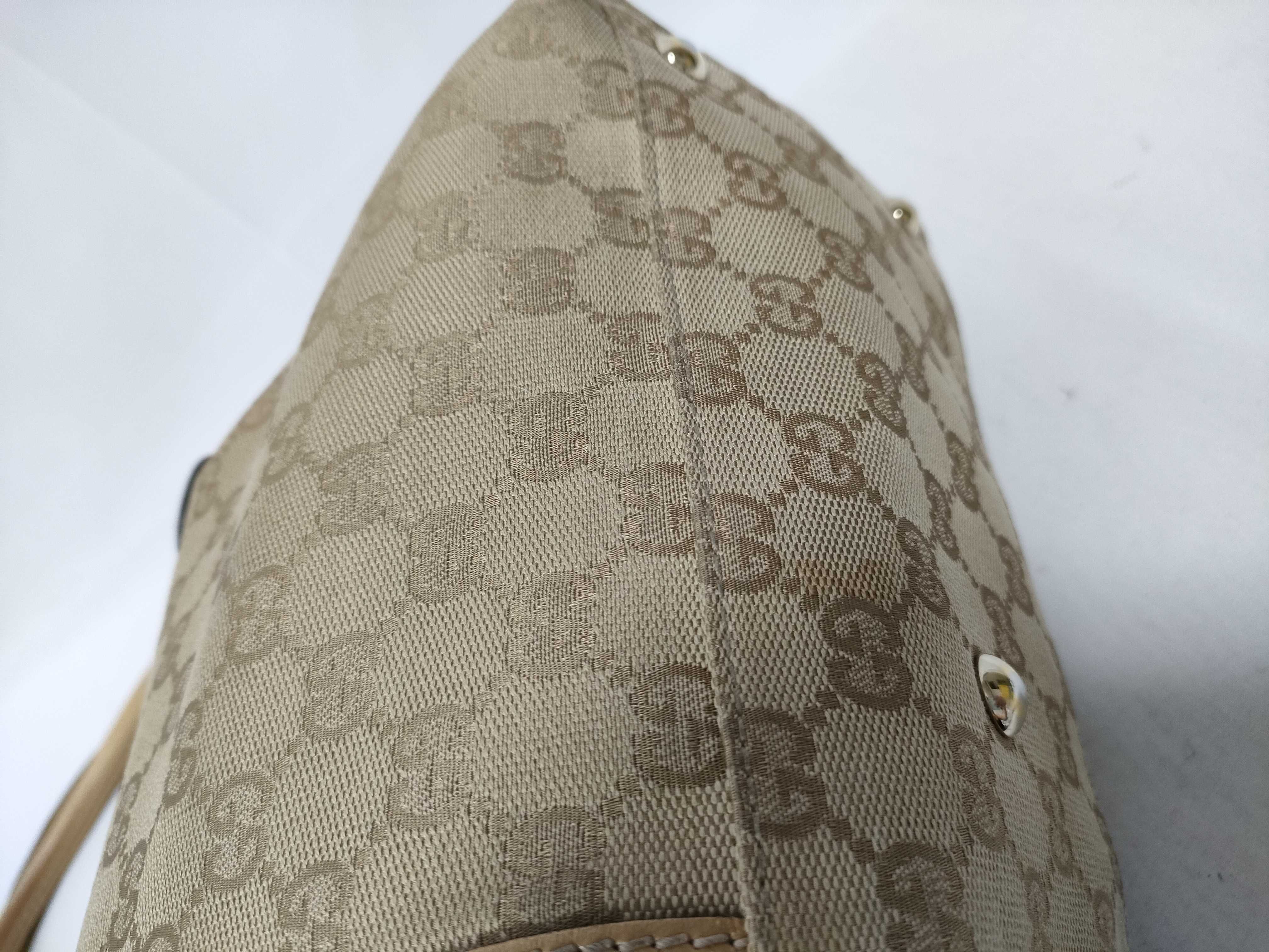 Milk Tea GG Canvas Vintage Sushi Single-Shoulder Bag (Handbag) — view 5