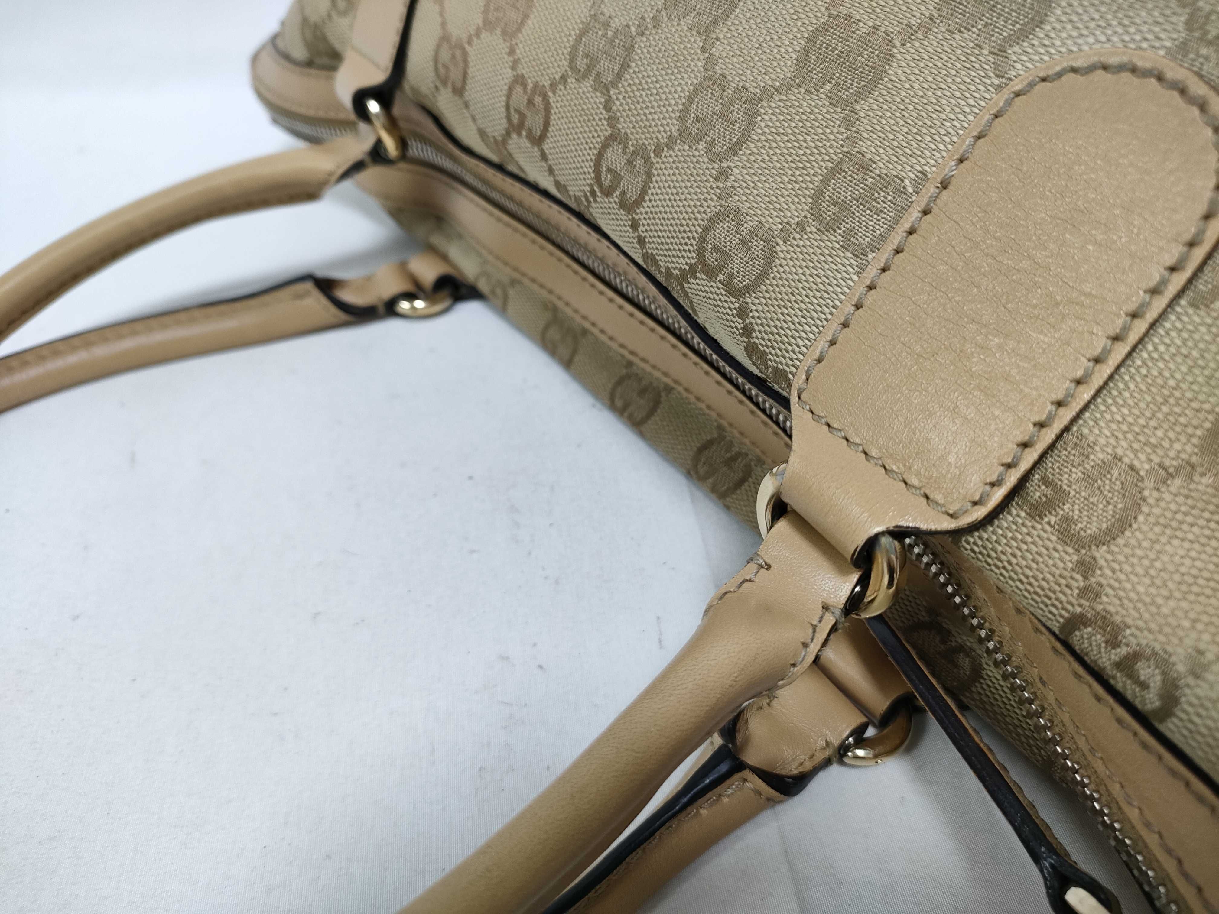 Milk Tea GG Canvas Vintage Sushi Single-Shoulder Bag (Handbag) — view 7
