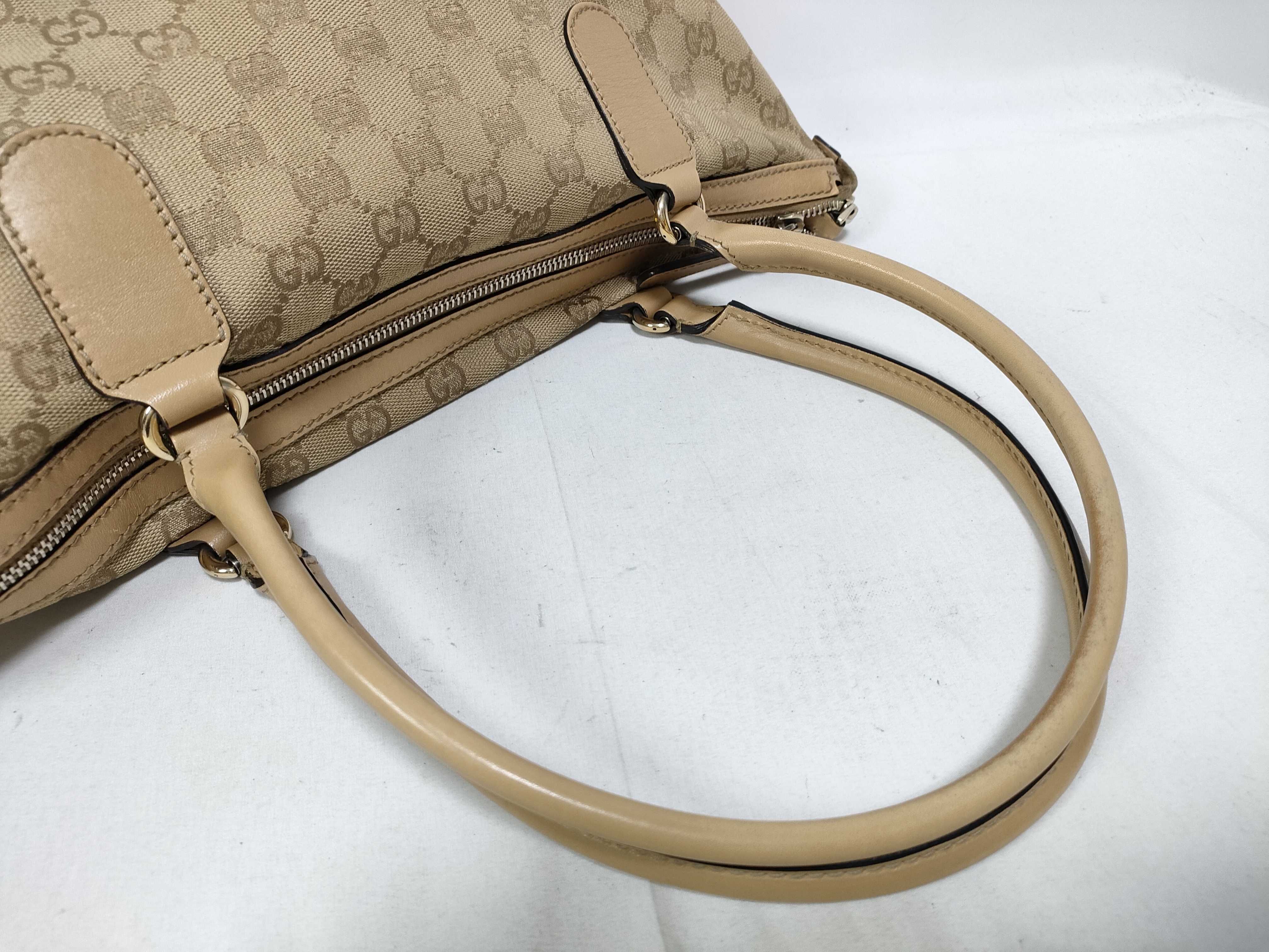 Milk Tea GG Canvas Vintage Sushi Single-Shoulder Bag (Handbag) — view 9