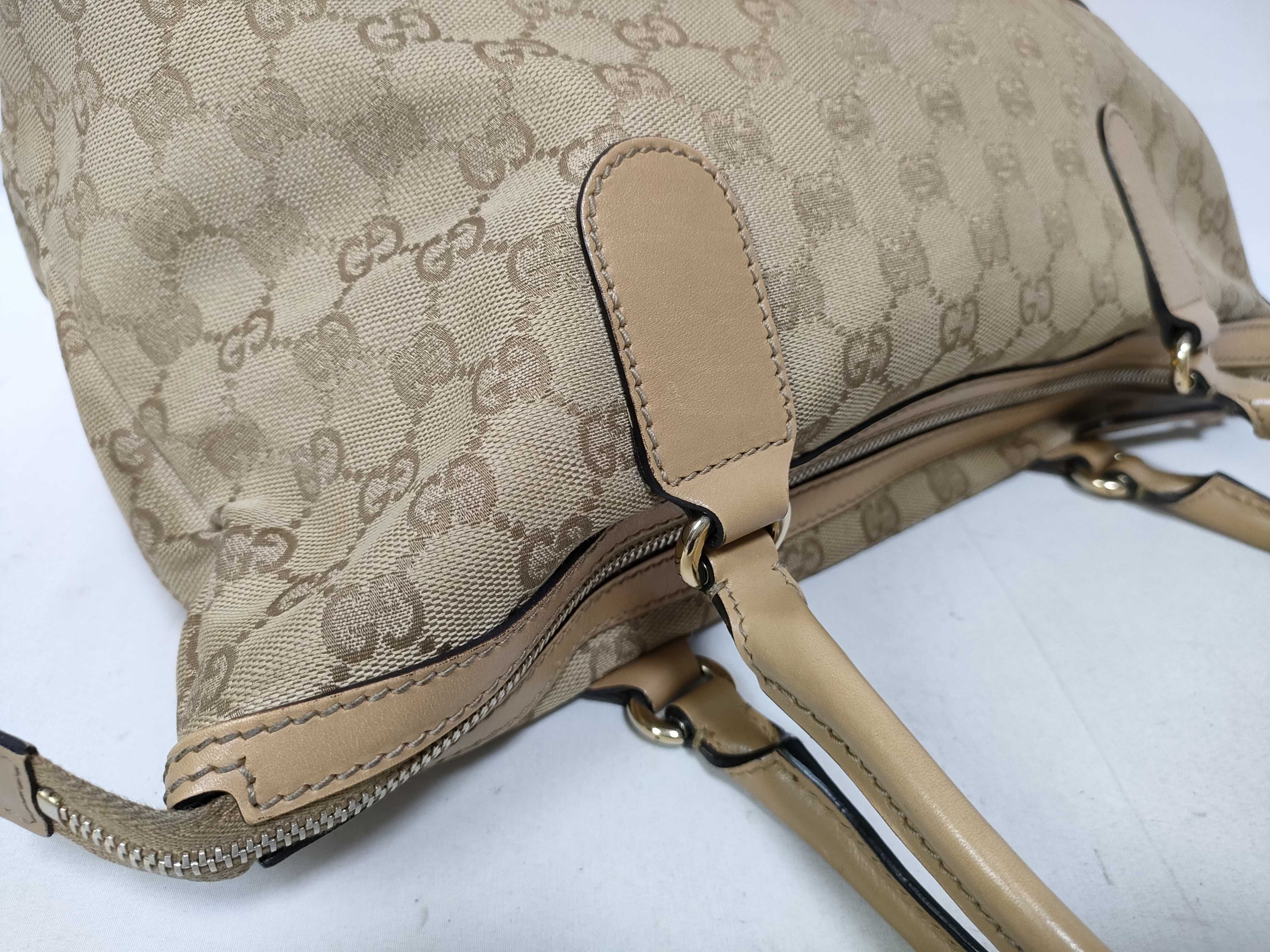 Milk Tea GG Canvas Vintage Sushi Single-Shoulder Bag (Handbag) — view 10