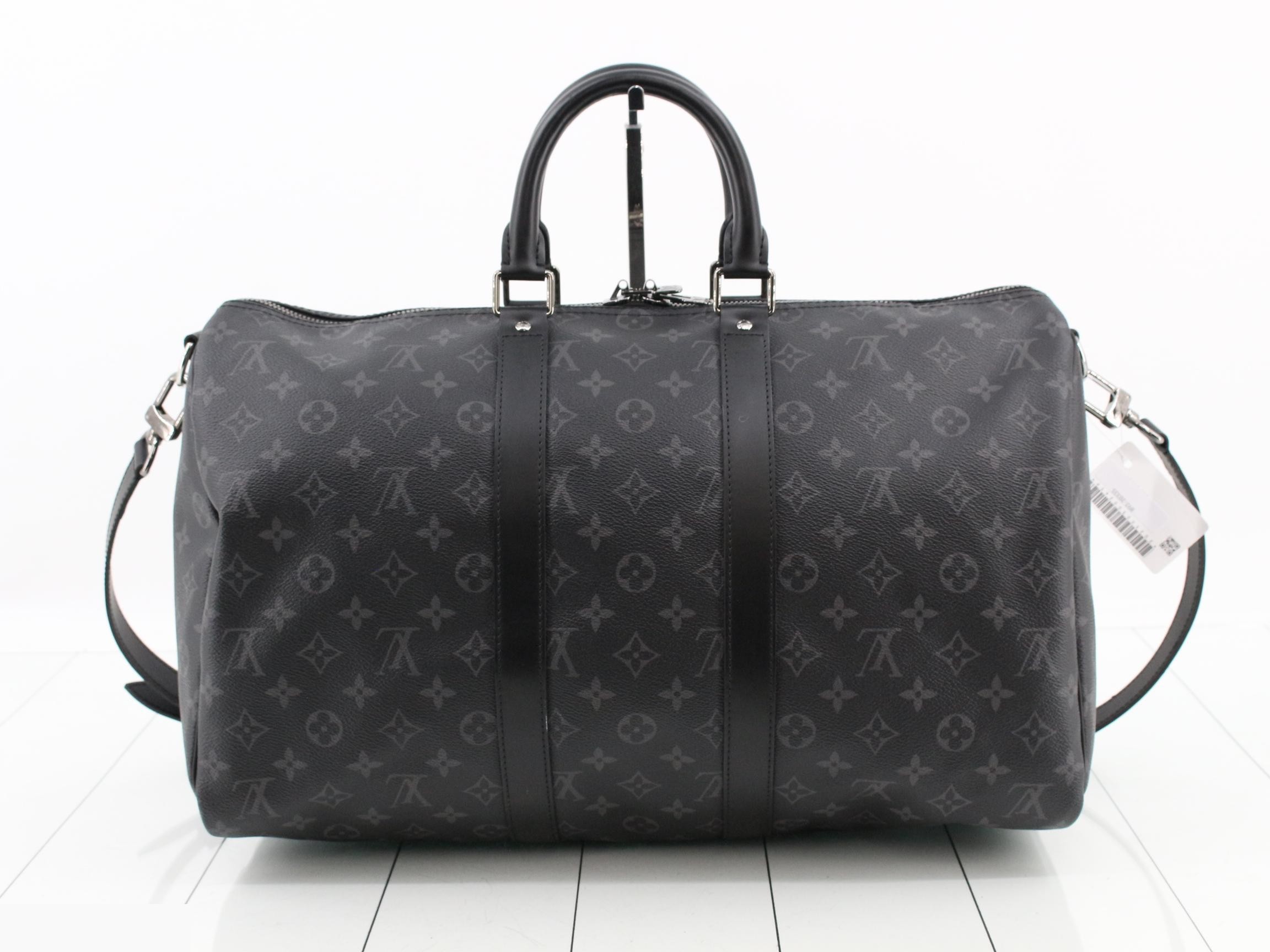 Keepall Bandoulière Monogram Eclipse Boston Bag — view 2