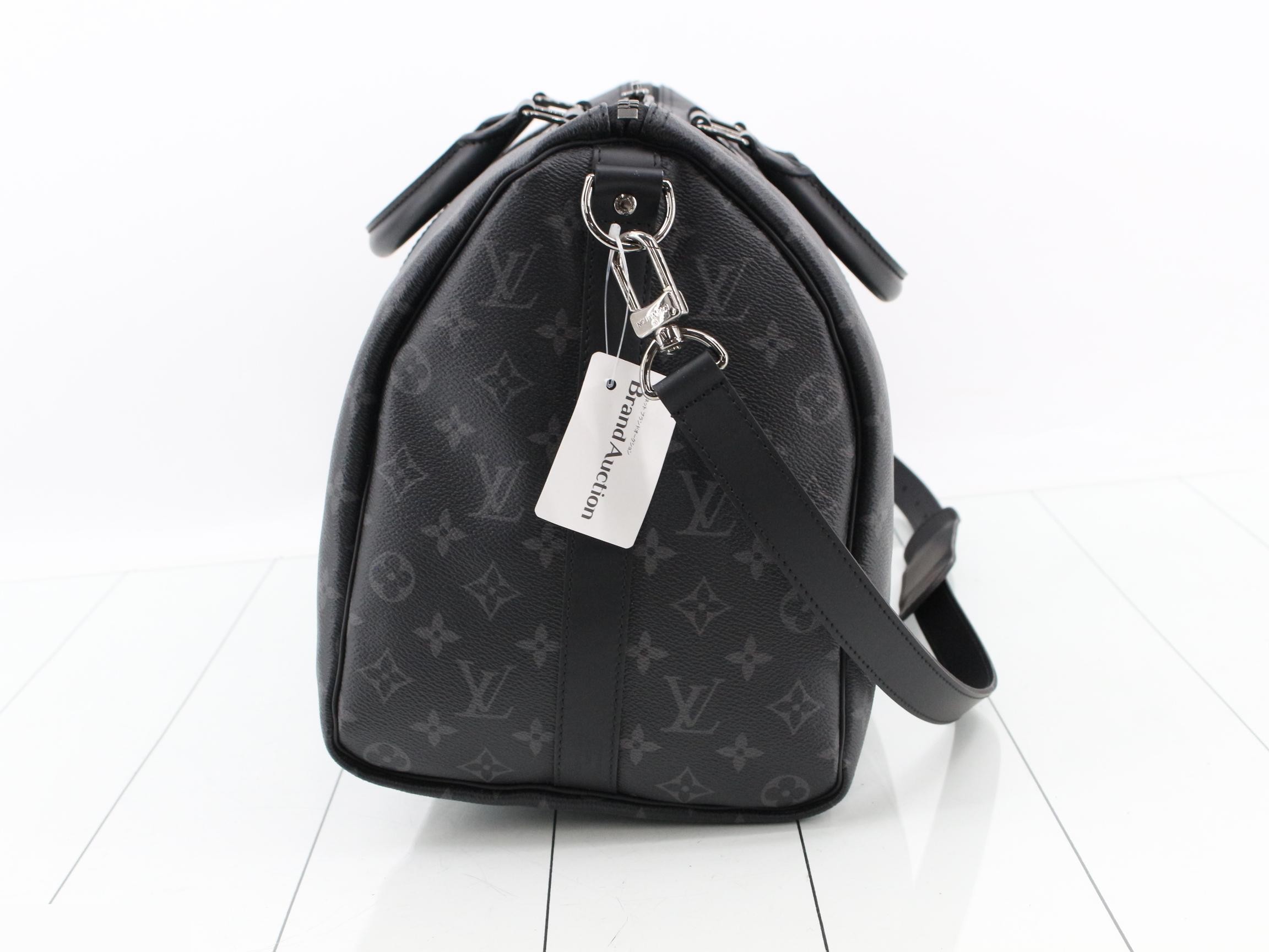 Keepall Bandoulière Monogram Eclipse Boston Bag — view 4