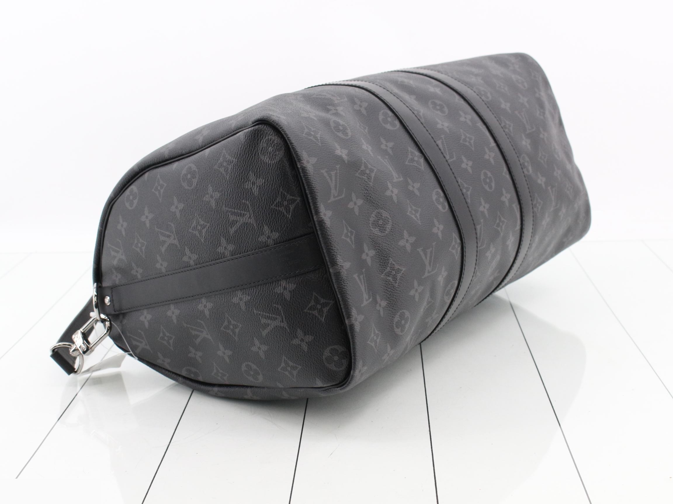 Keepall Bandoulière Monogram Eclipse Boston Bag — view 5