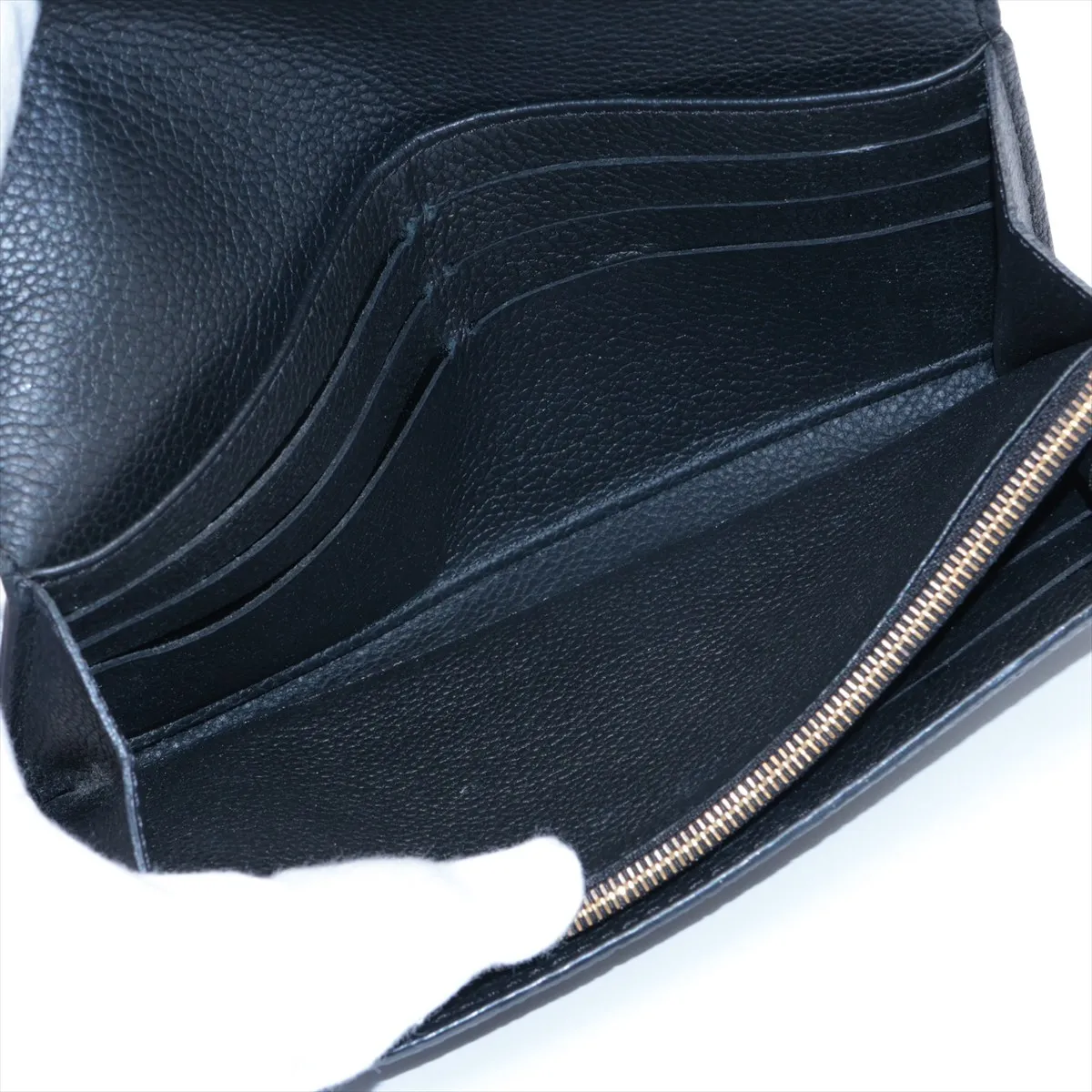 Empreinte Portefeuille Sara M61182 Noir Long Wallet with Initial RFID Reactive — view 5