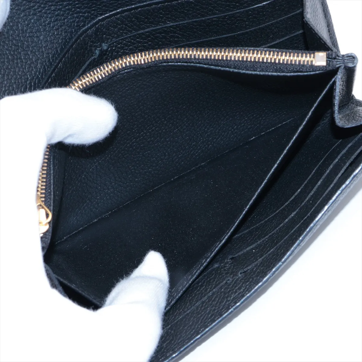 Empreinte Portefeuille Sara M61182 Noir Long Wallet with Initial RFID Reactive — view 6