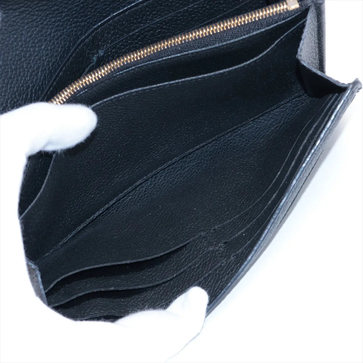 Empreinte Portefeuille Sara M61182 Noir Long Wallet with Initial RFID Reactive — view 7