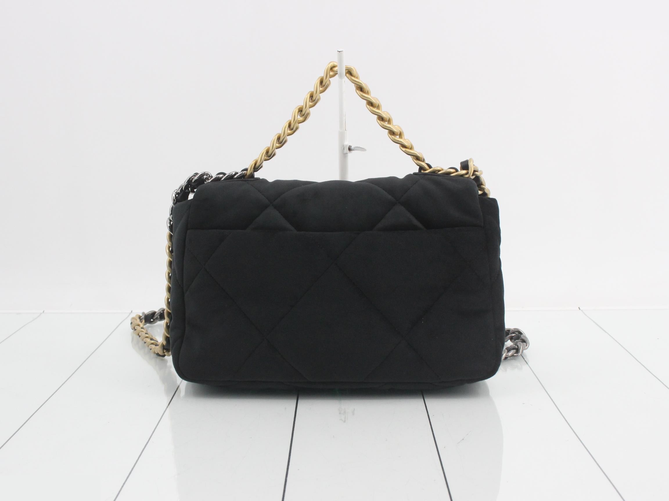 Velvet handbag / chain shoulder bag / 2-way — view 2
