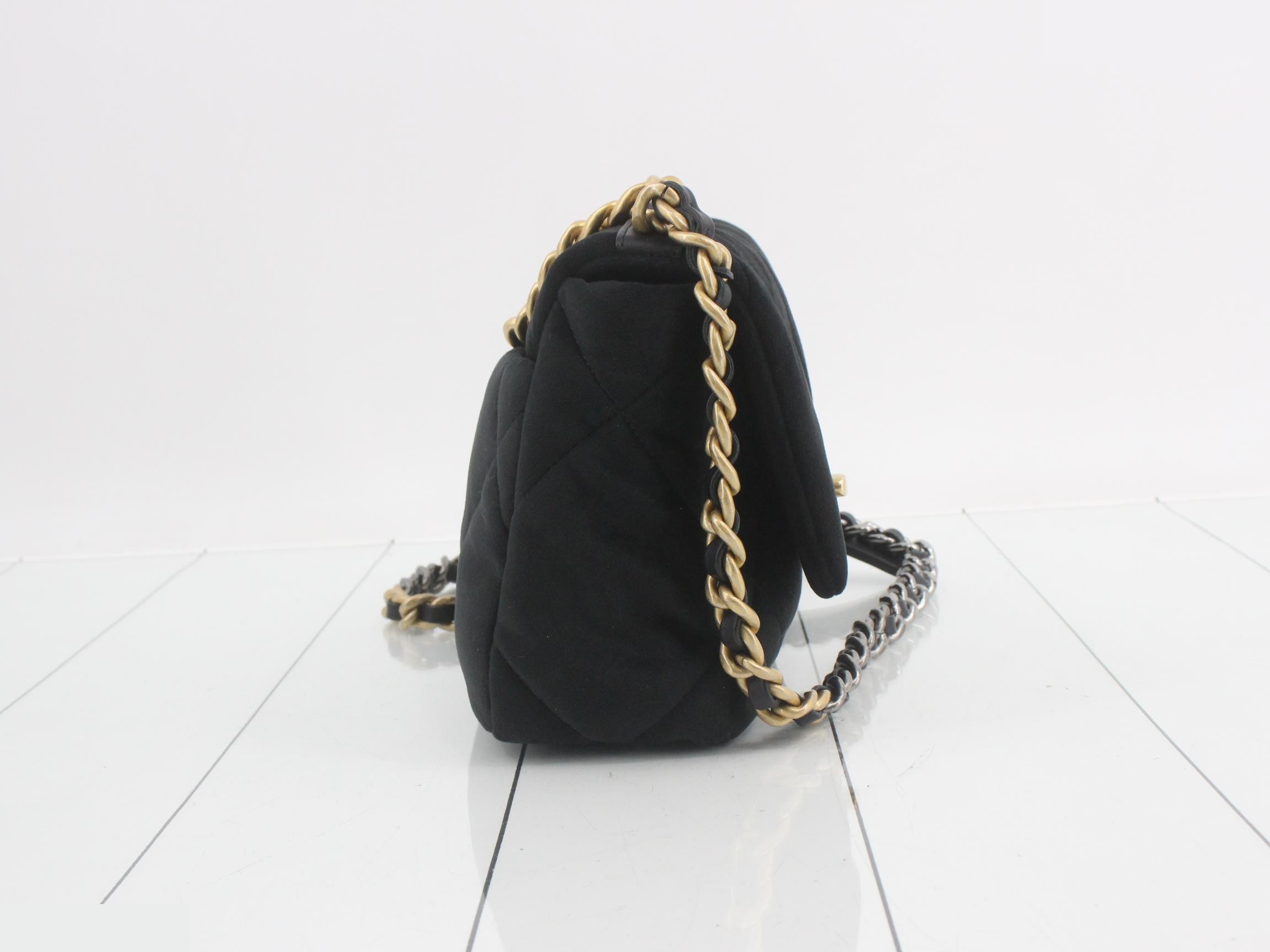 Velvet handbag / chain shoulder bag / 2-way — view 4