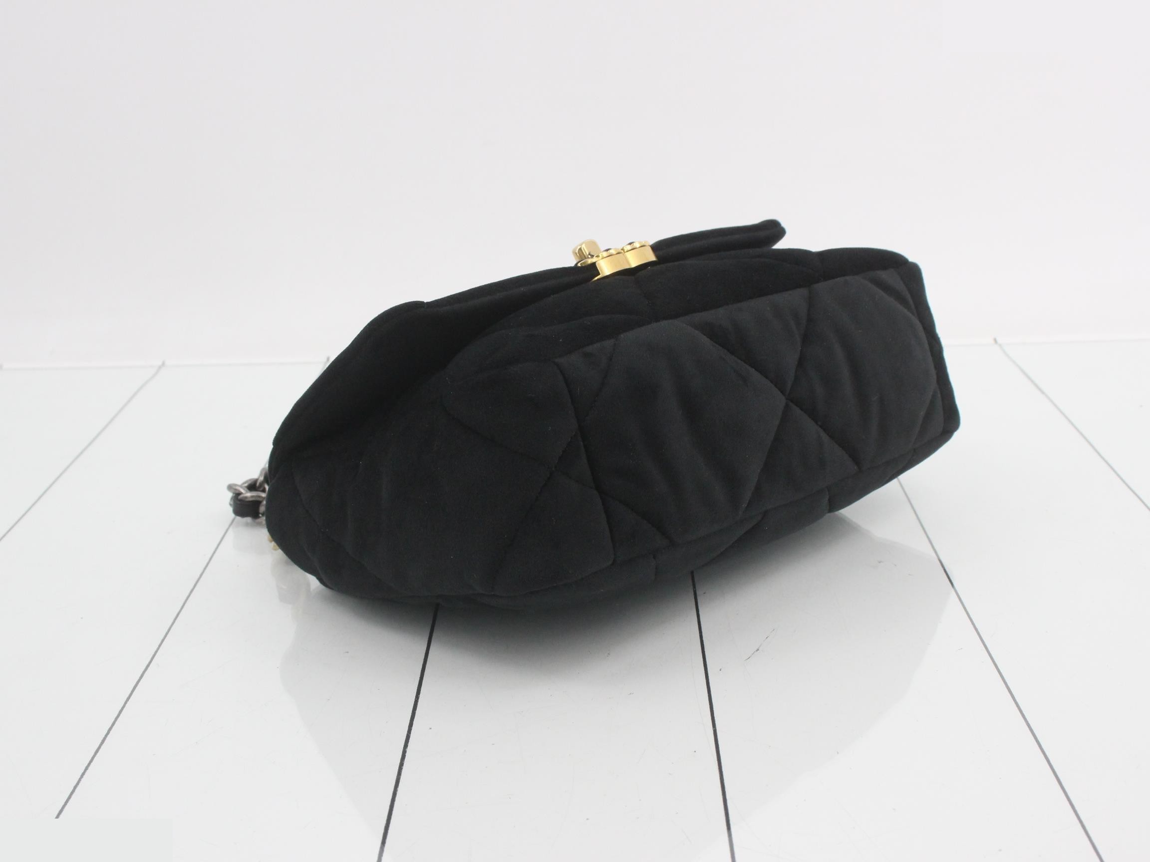 Velvet handbag / chain shoulder bag / 2-way — view 5