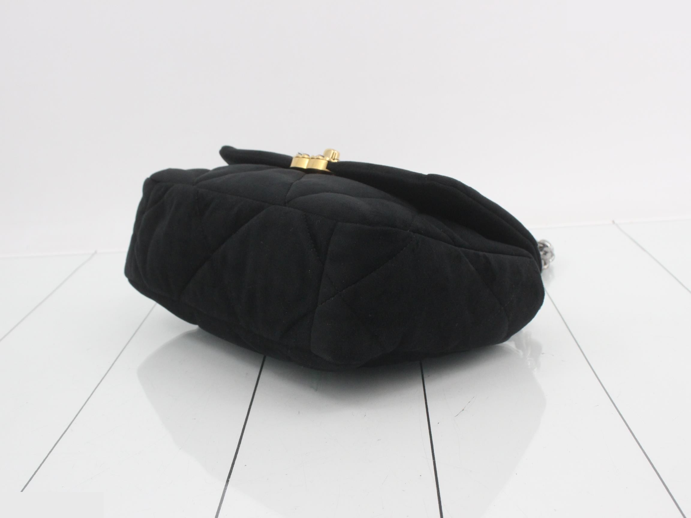 Velvet handbag / chain shoulder bag / 2-way — view 6