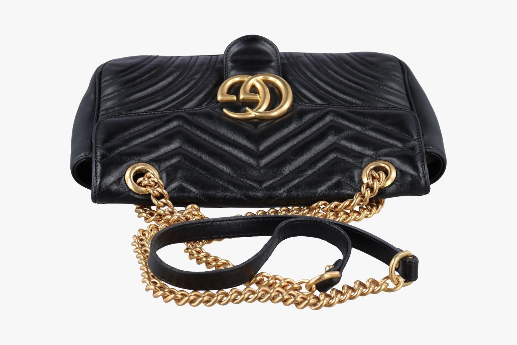 GG Marmont Leather Black — view 5