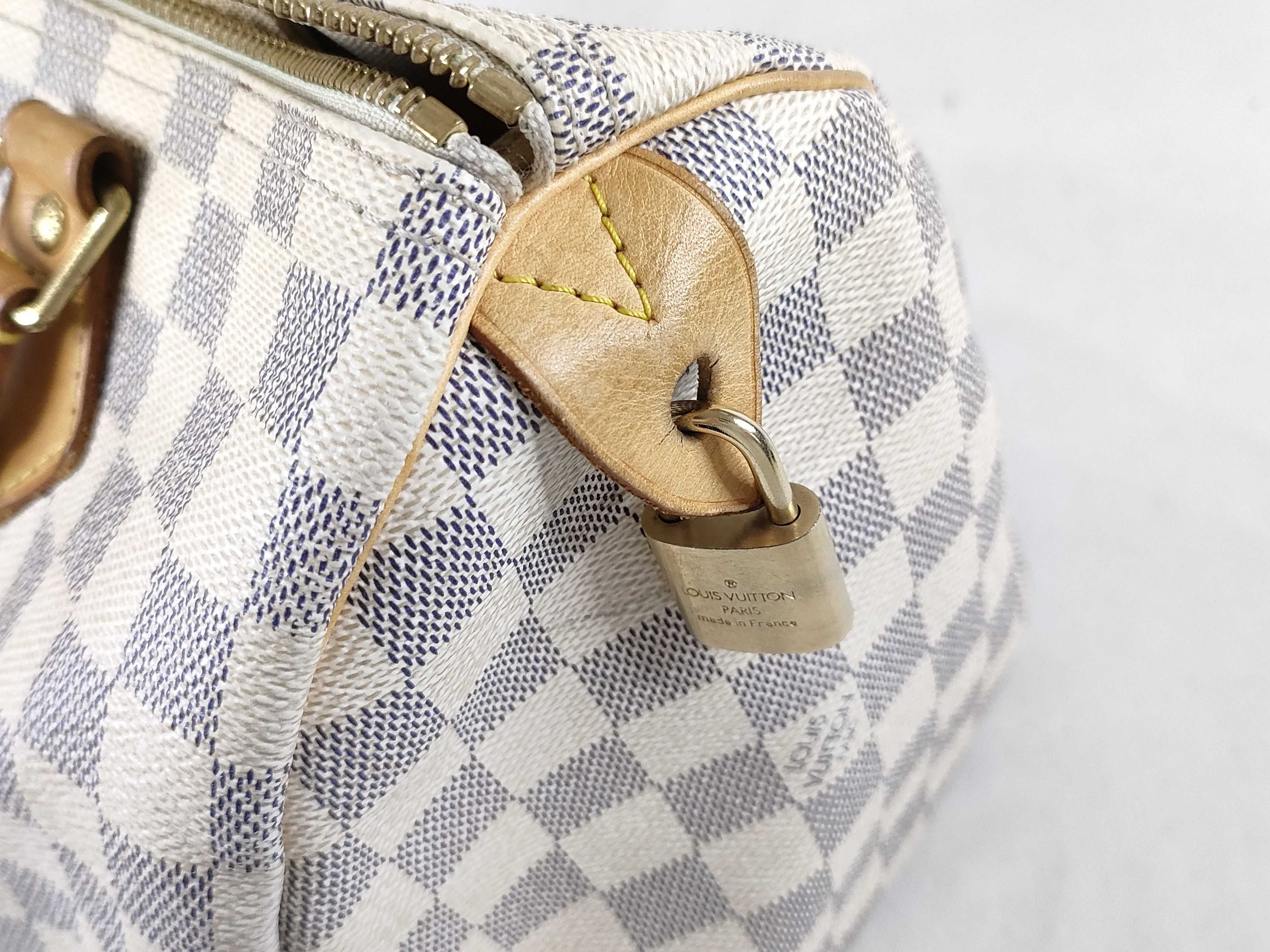 Damier Azur Speedy 30 N41533 Handbag — view 14