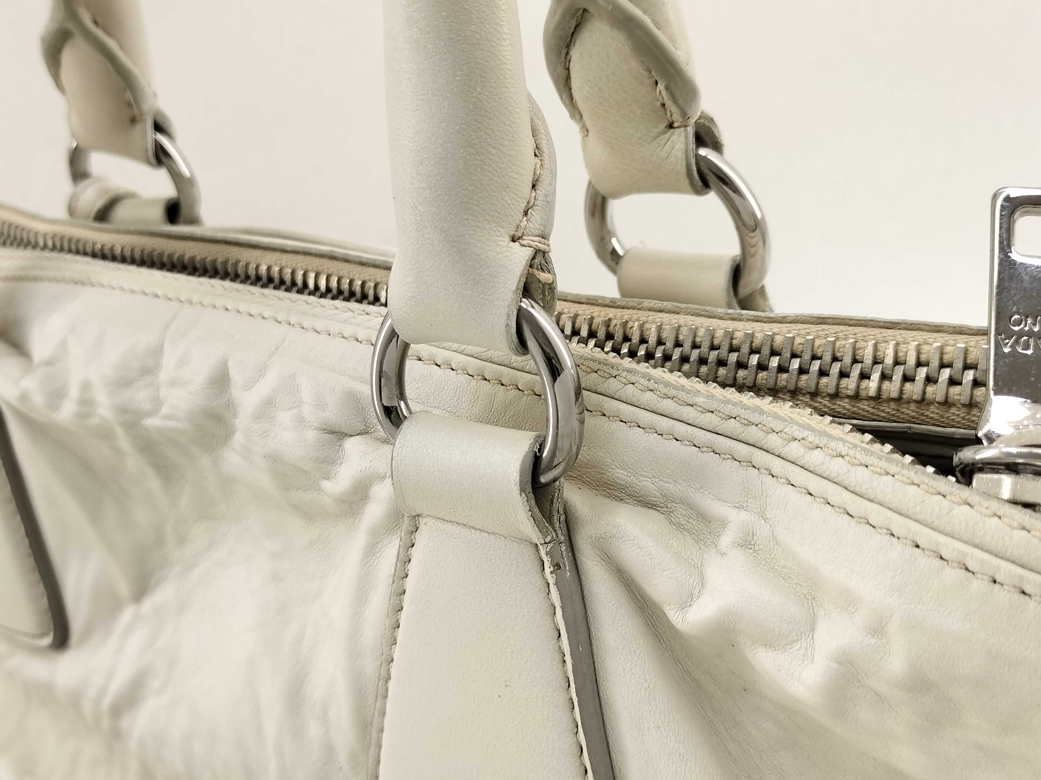 Nappa Leather Tote Bag White — view 3