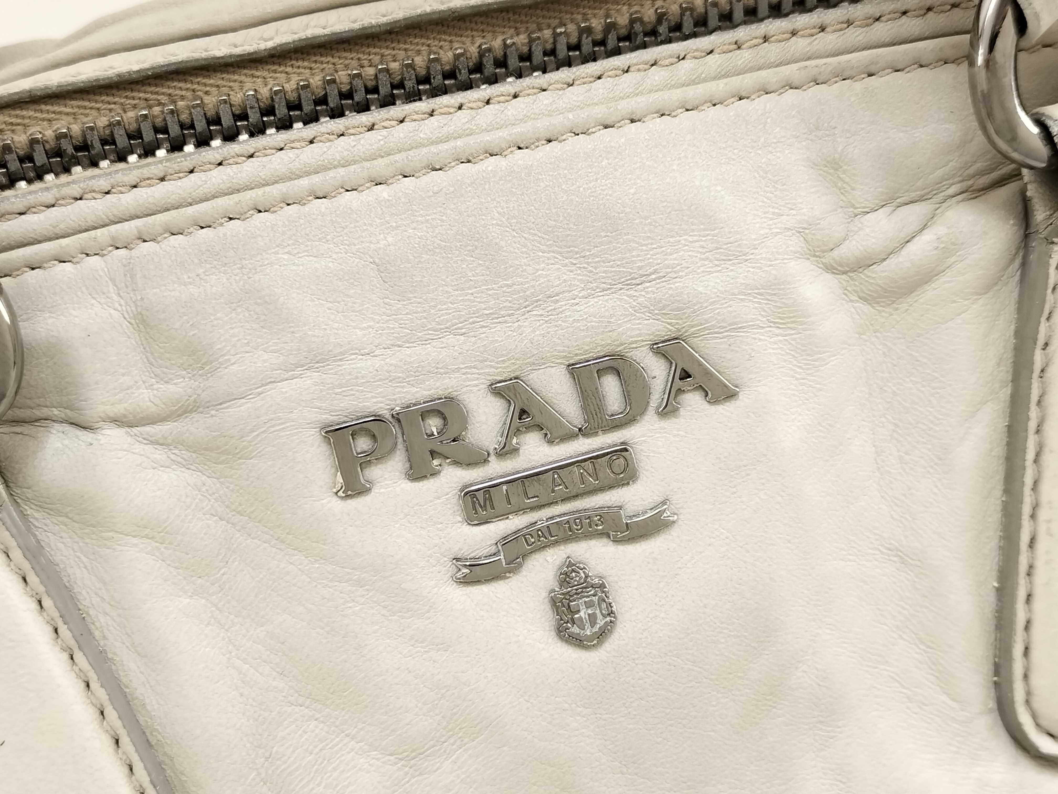 Nappa Leather Tote Bag White — view 5