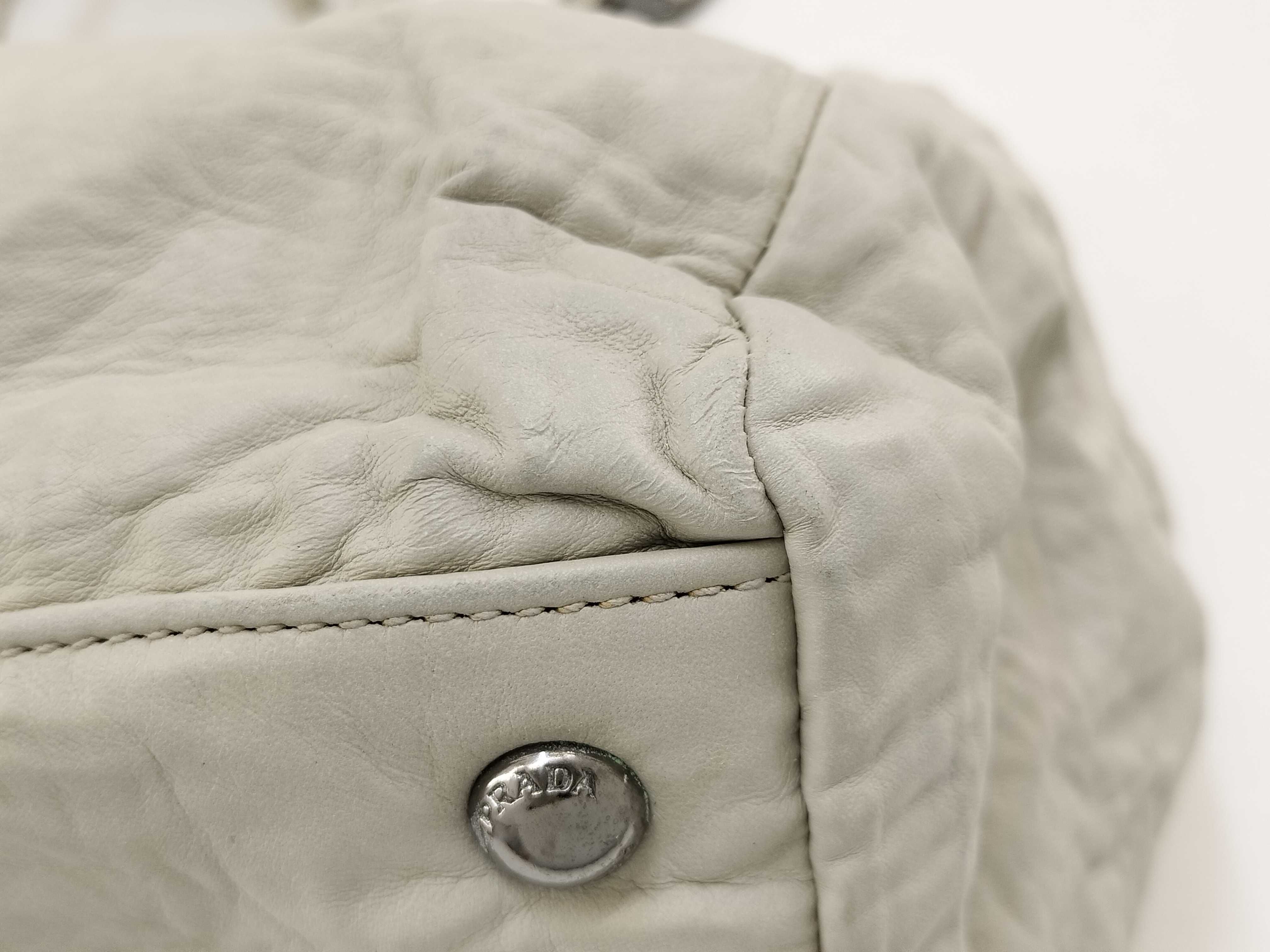 Nappa Leather Tote Bag White — view 10