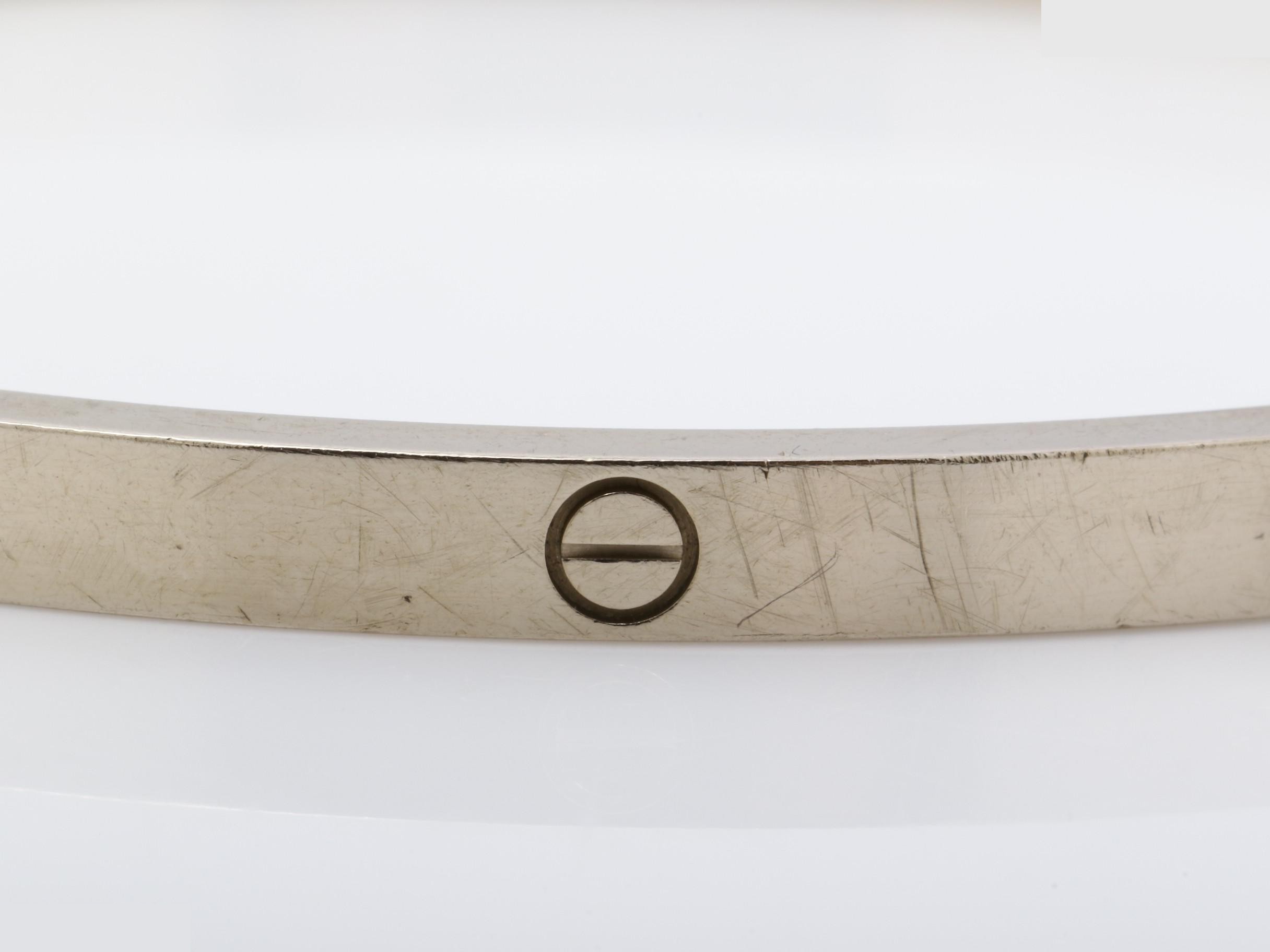 Love Bracelet 750WG 20.2g #17 — view 2