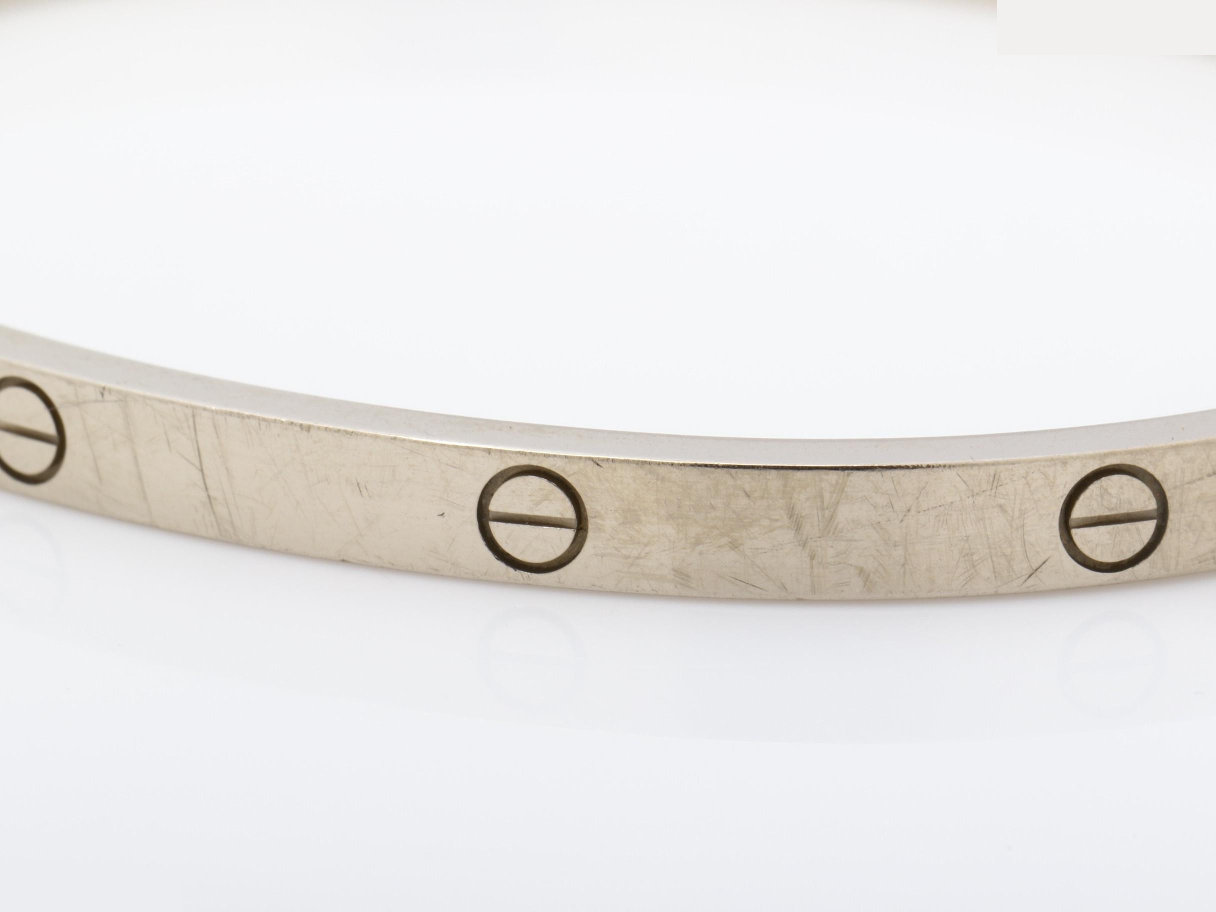 Love Bracelet 750WG 20.2g #17 — view 3