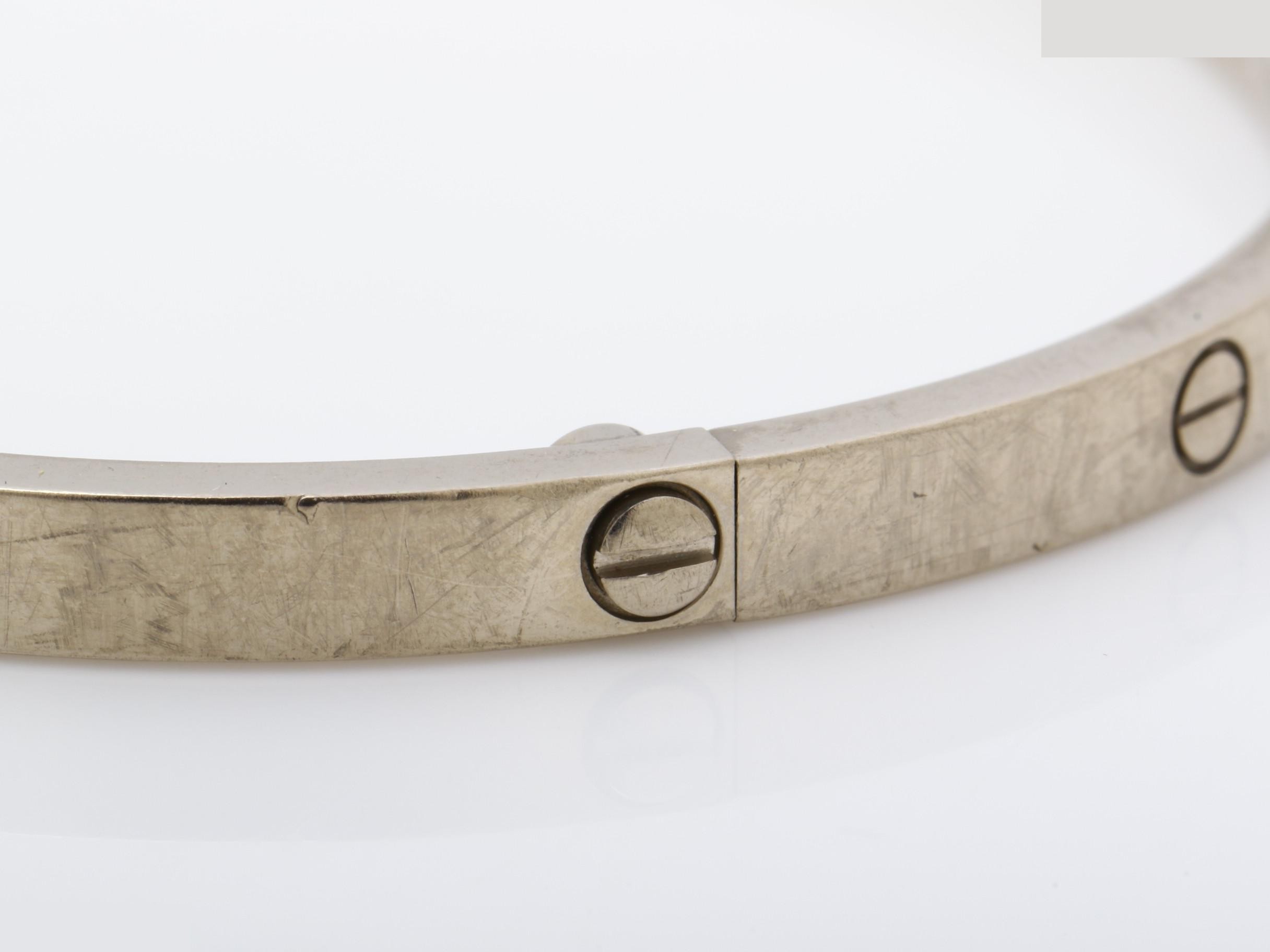 Love Bracelet 750WG 20.2g #17 — view 5