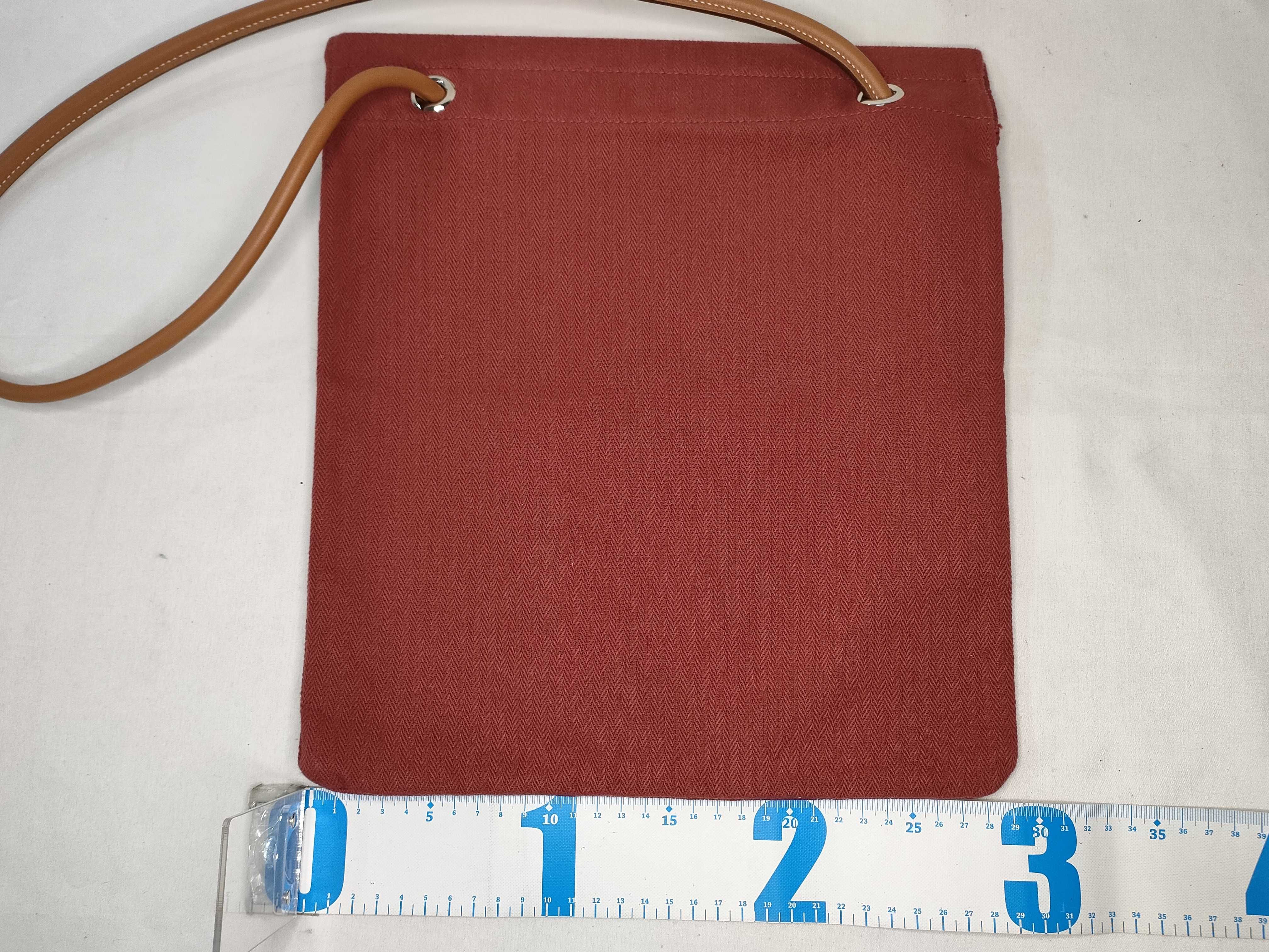 Aline PM Toile Chevron Bordeaux Silver Hardware Y:2020 Shoulder Bag — view 2