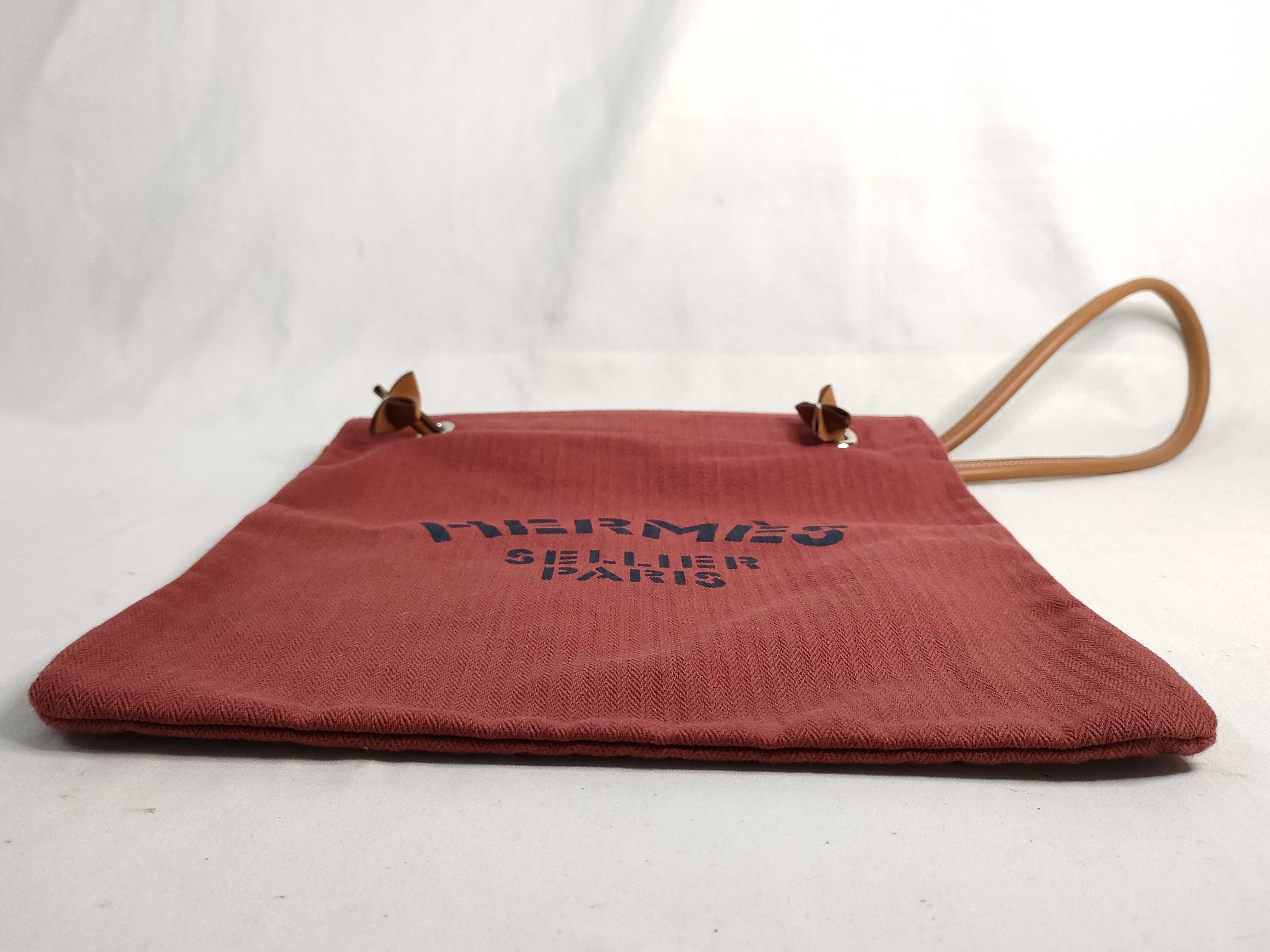 Aline PM Toile Chevron Bordeaux Silver Hardware Y:2020 Shoulder Bag — view 7