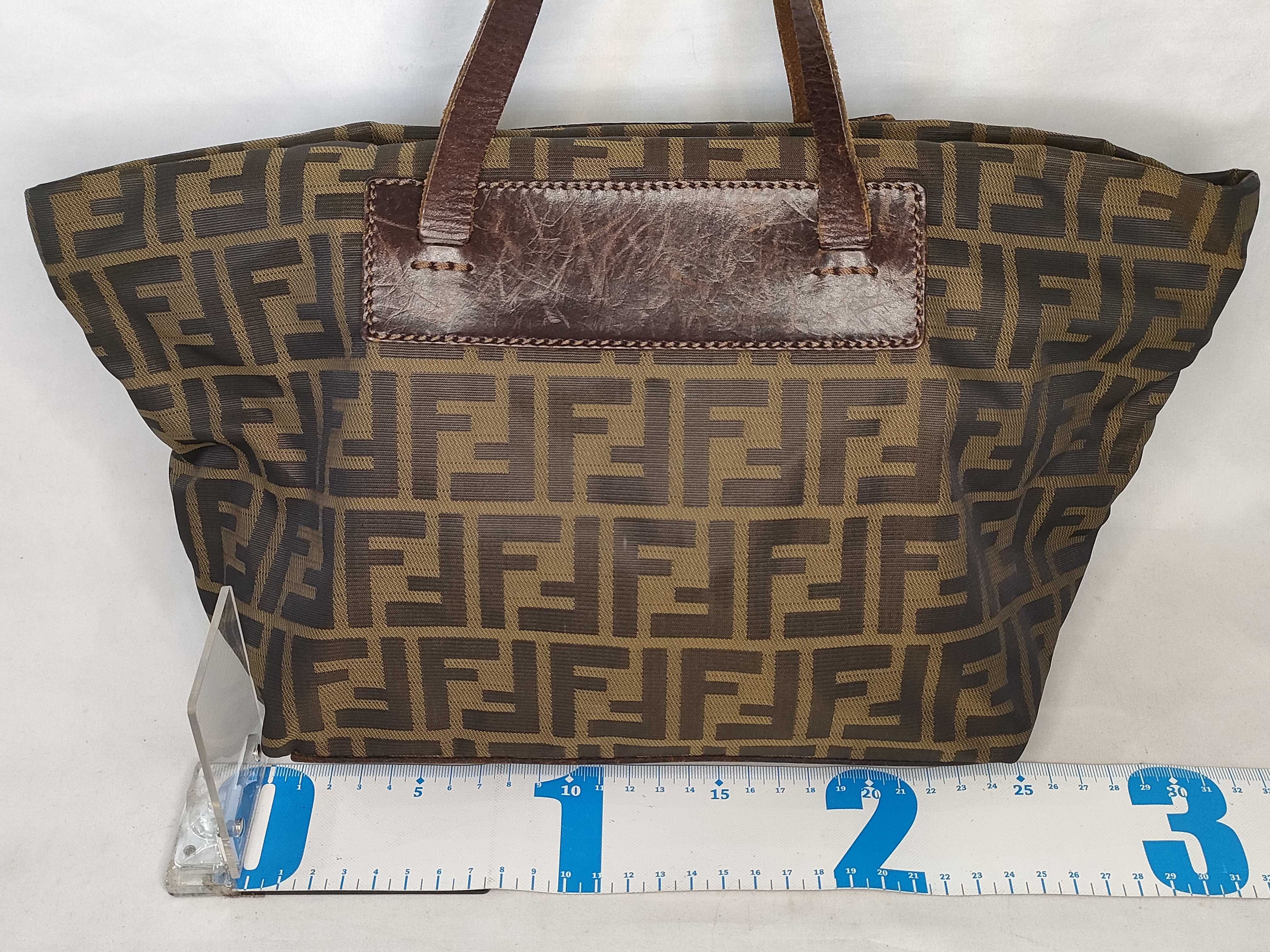 Zucca pattern Fendi Zucca pattern mini tote bag with bag 15823 1 009 Tote bag — view 2