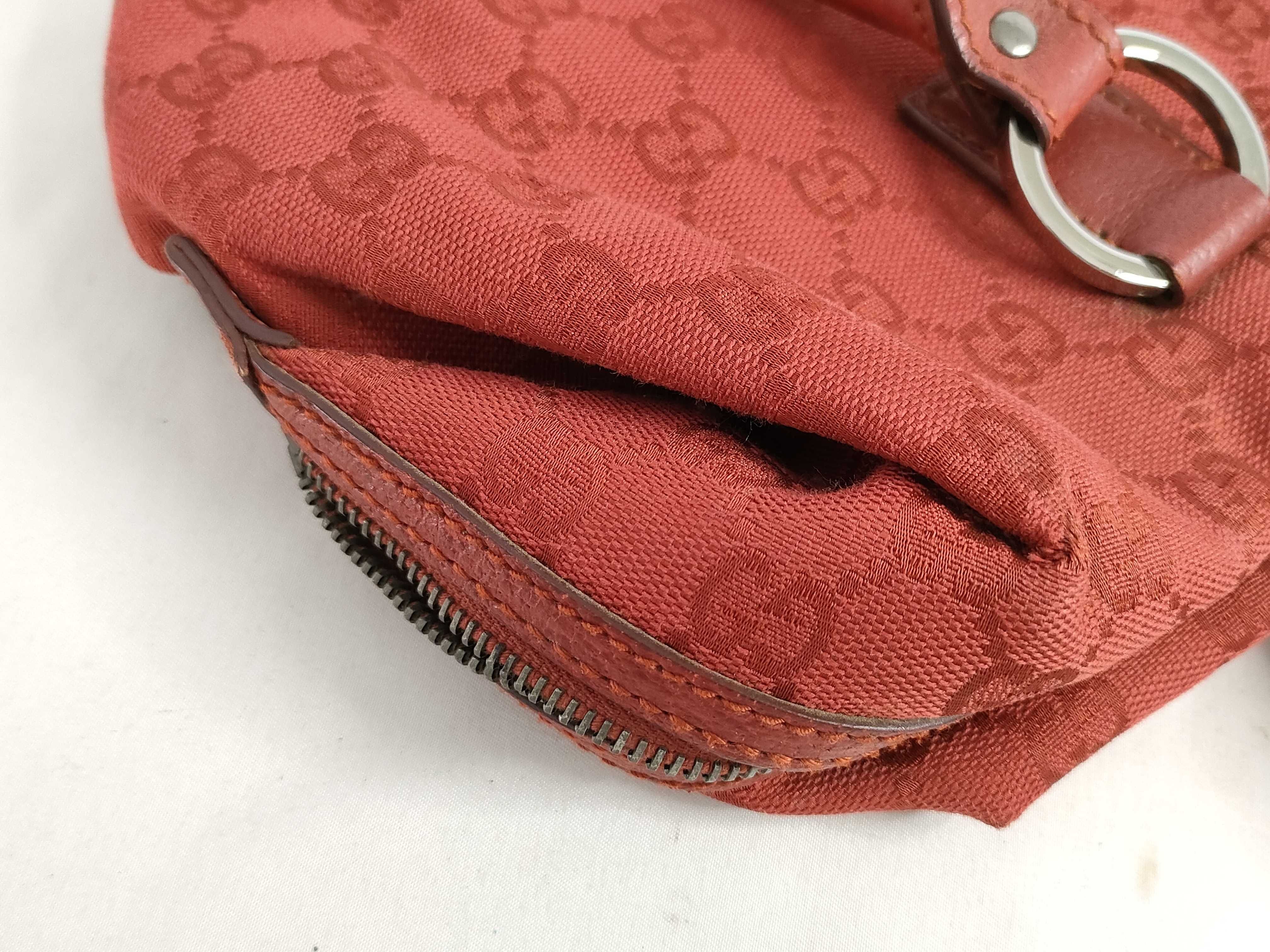 GG Canvas Handbag, Red — view 15