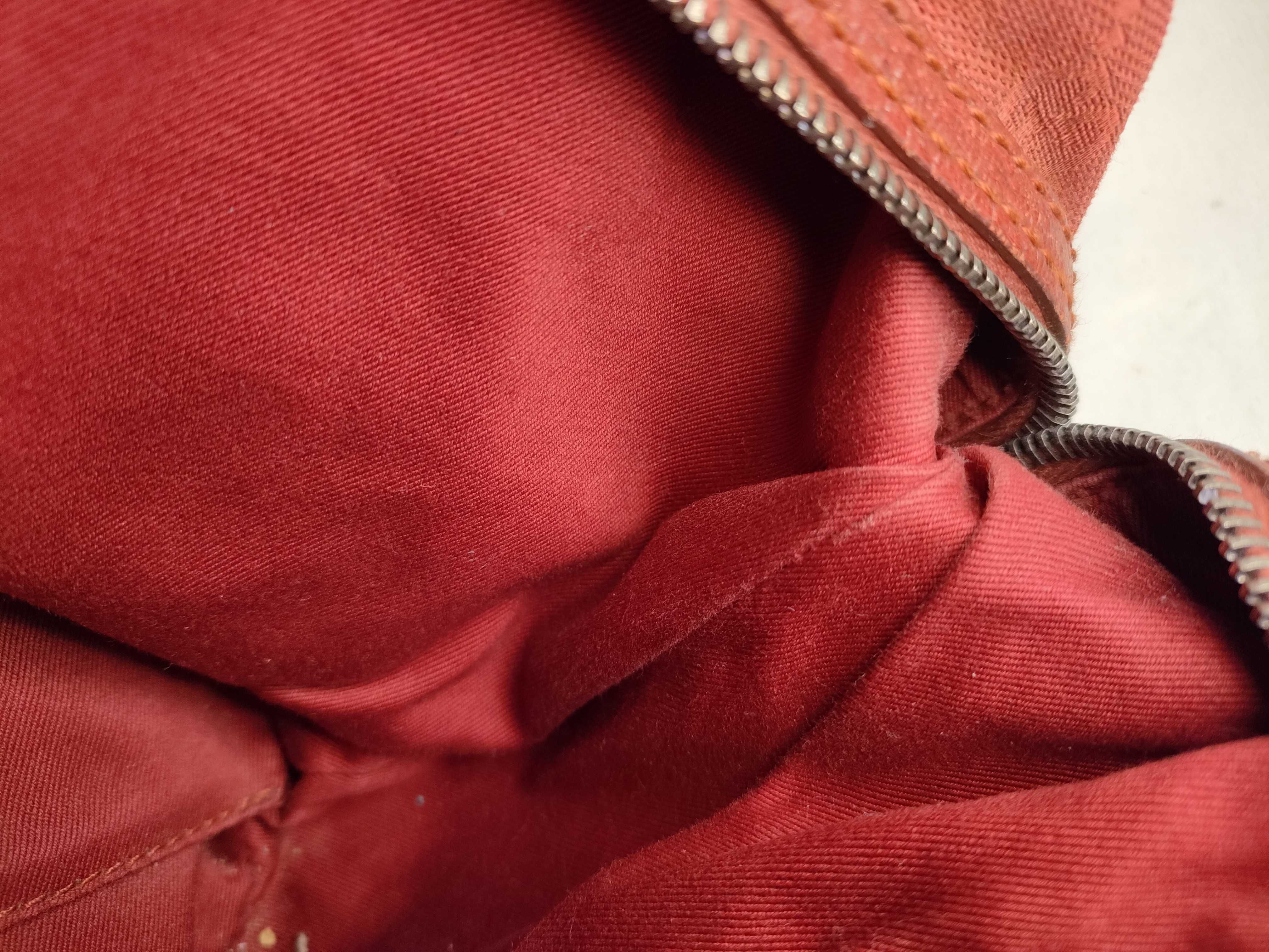 GG Canvas Handbag, Red — view 9