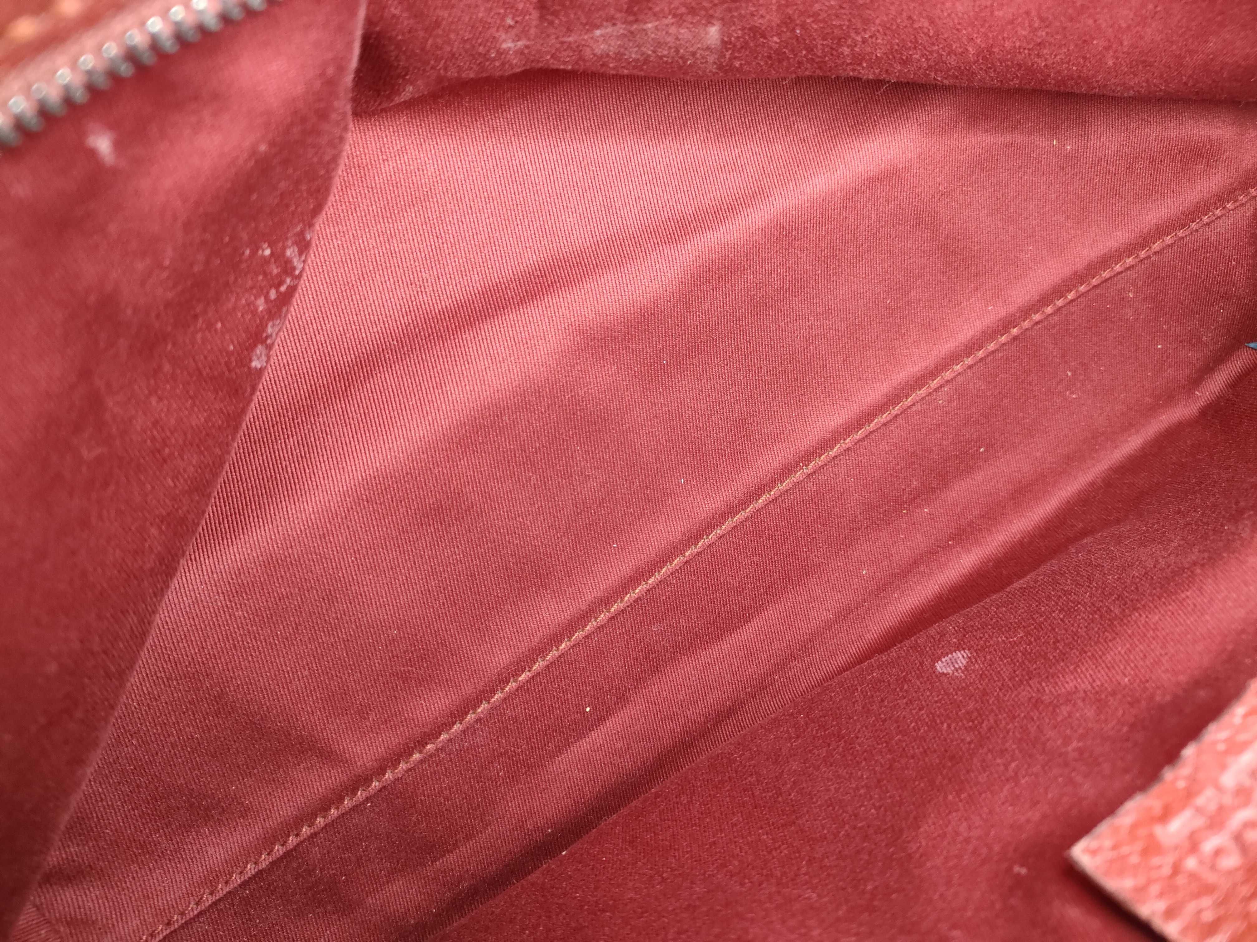 GG Canvas Handbag, Red — view 10