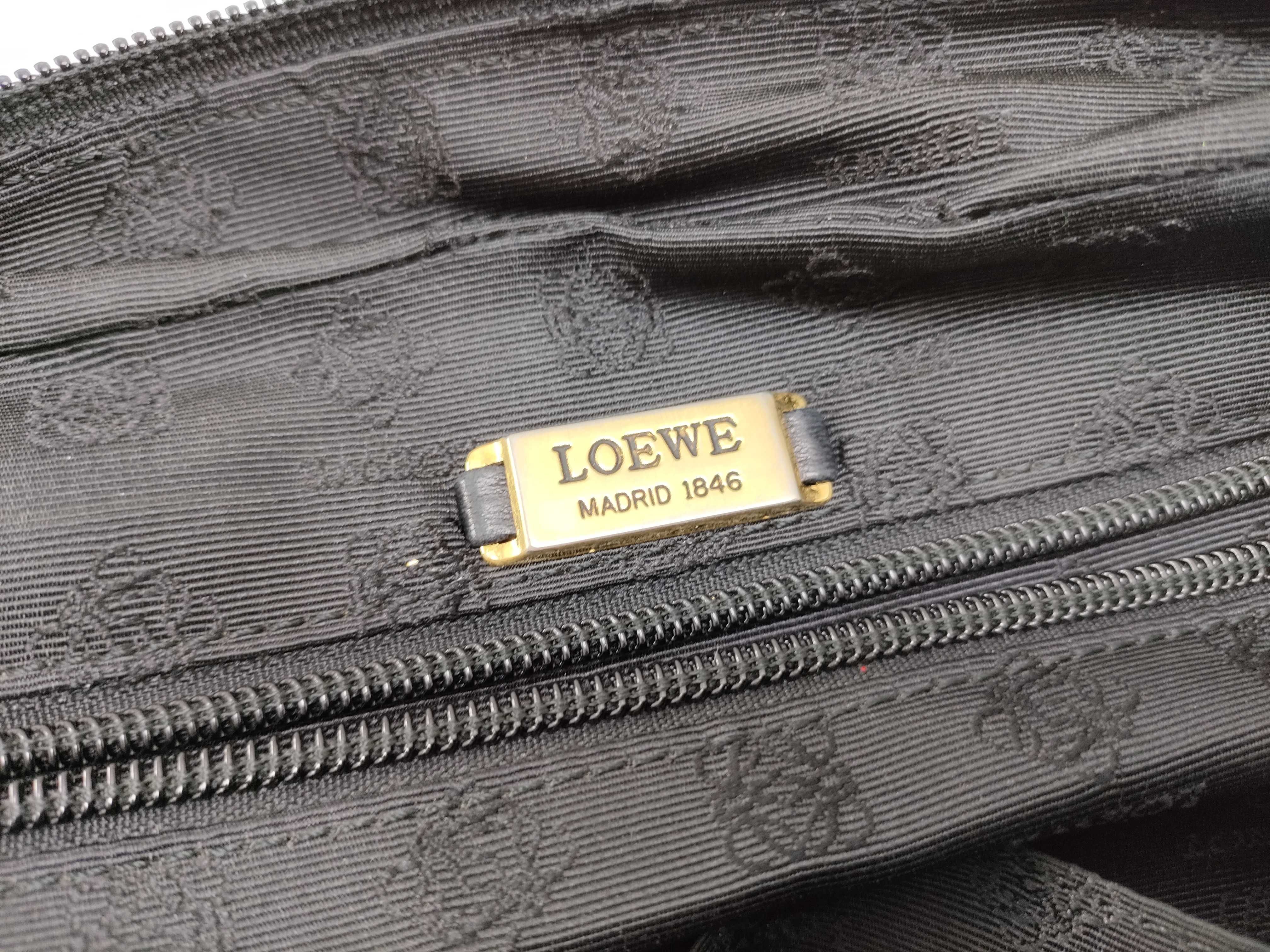 Anagram Shoulder Bag, Black Shoulder Bag — view 12