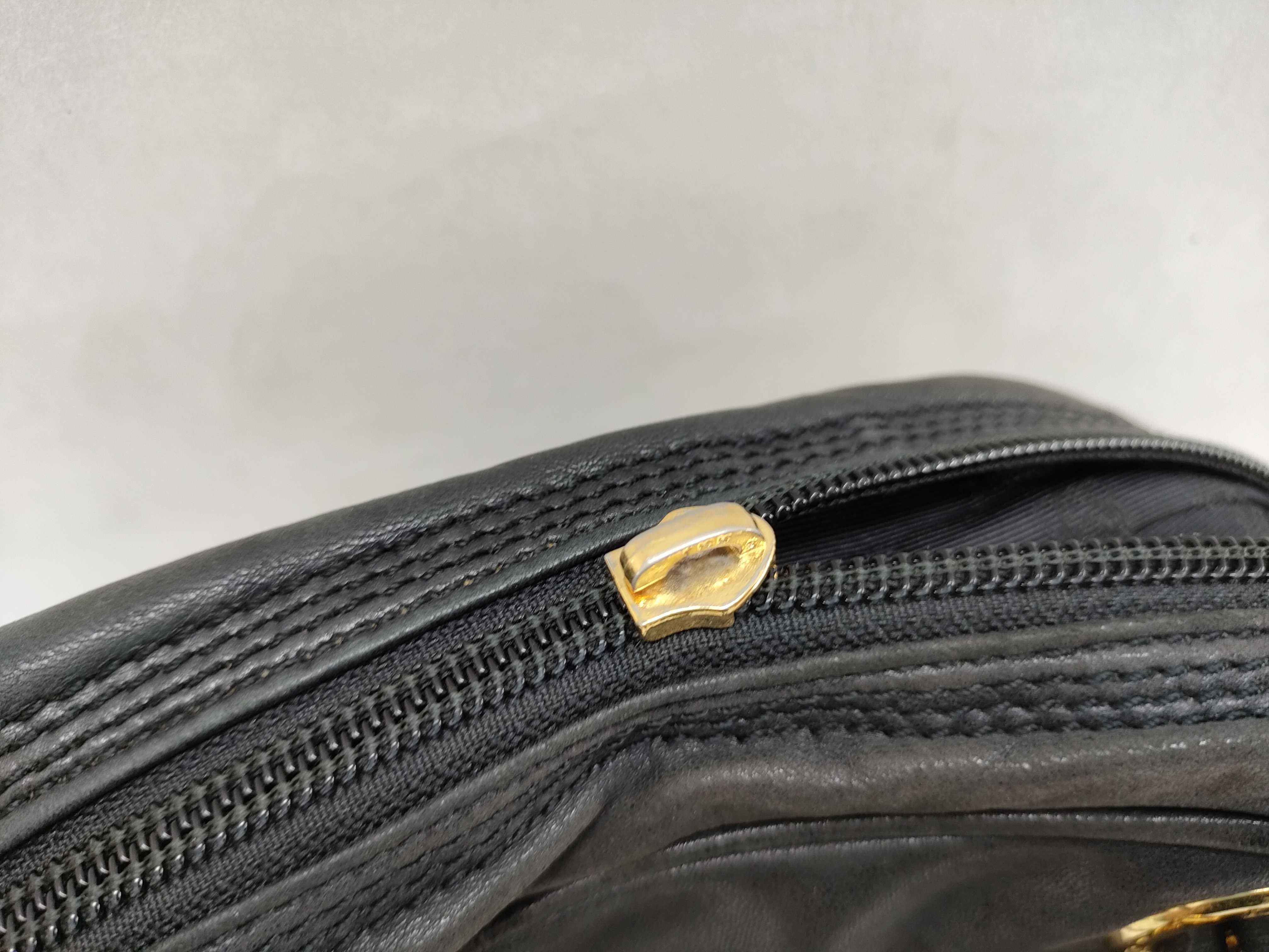 Anagram Shoulder Bag, Black Shoulder Bag — view 14