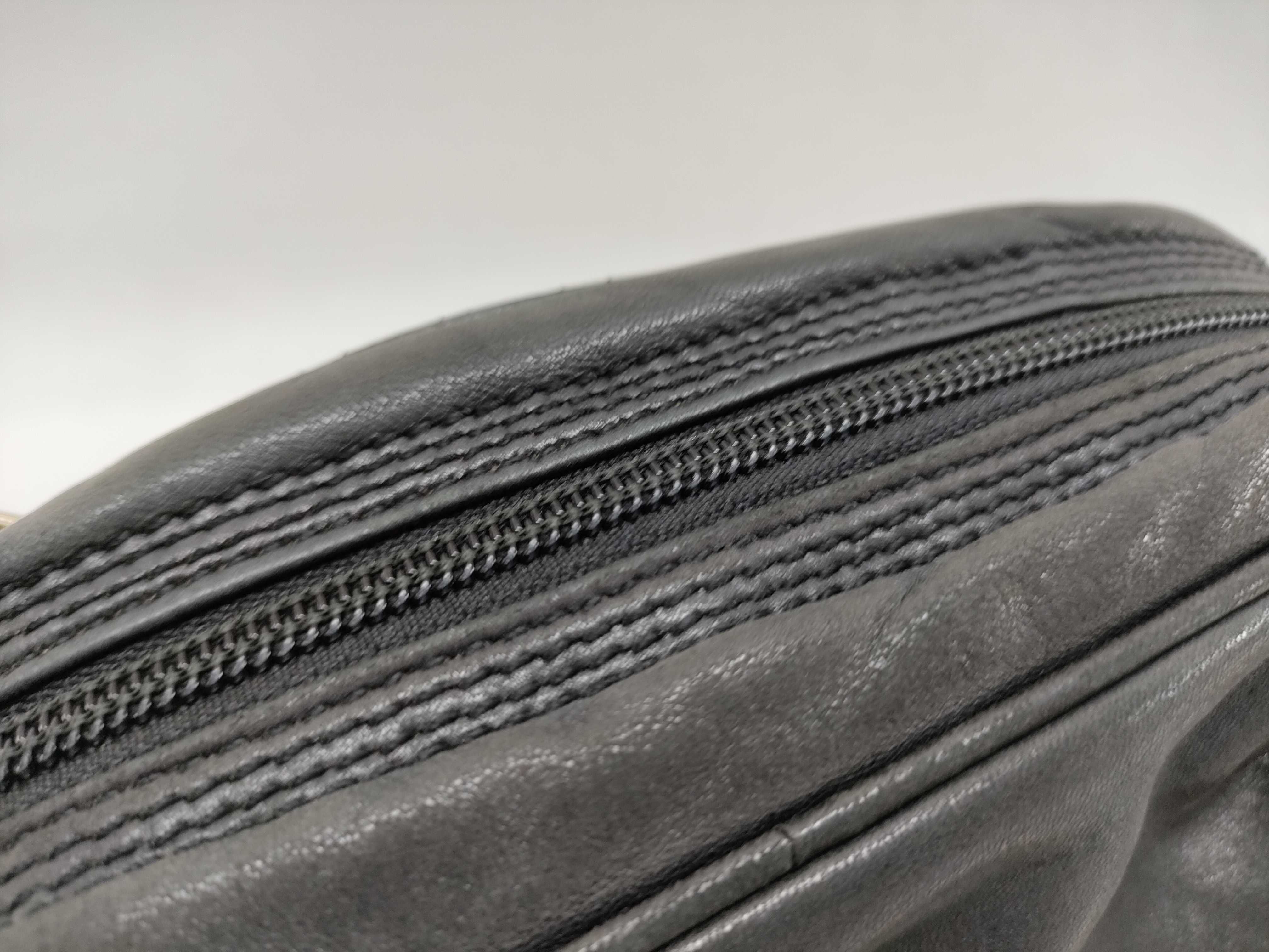 Anagram Shoulder Bag, Black Shoulder Bag — view 6