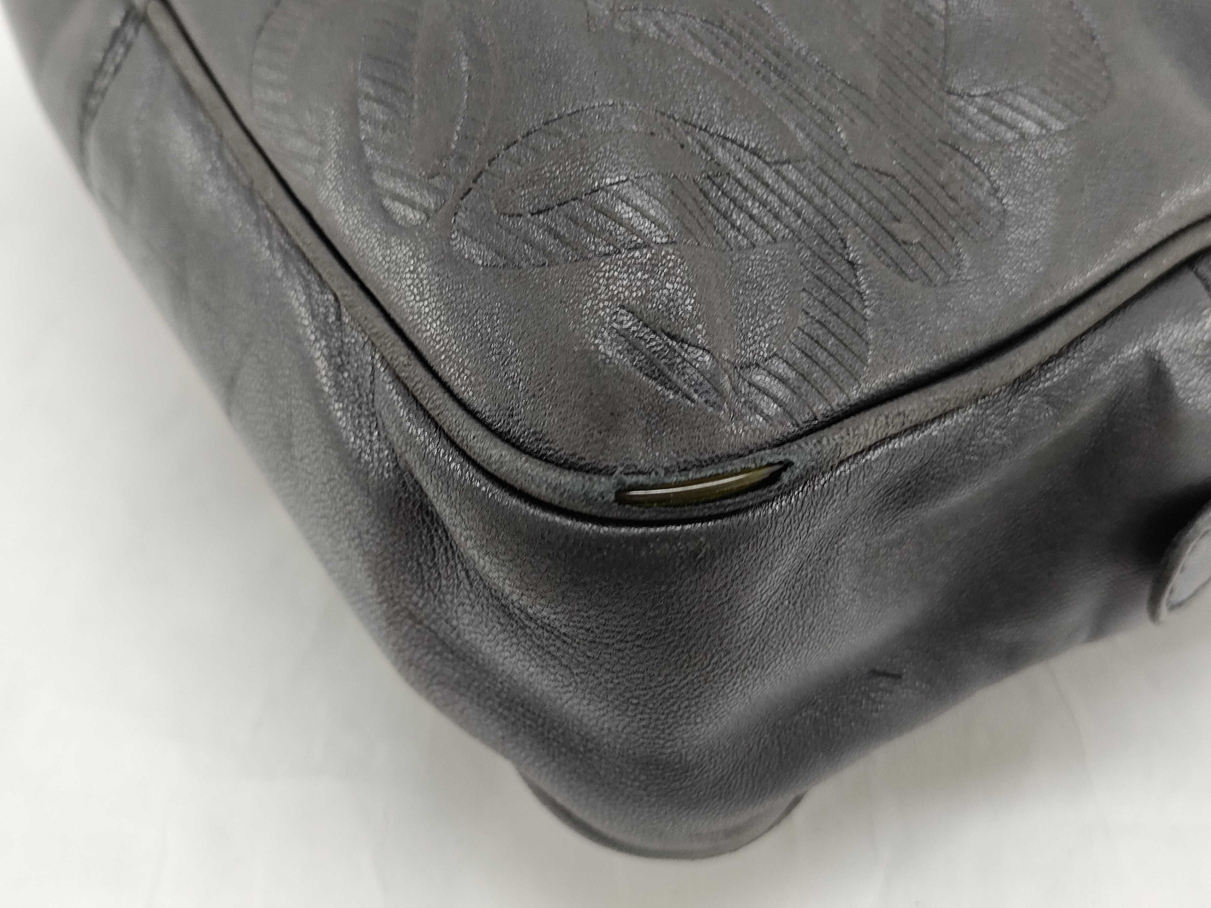 Anagram Shoulder Bag, Black Shoulder Bag — view 7