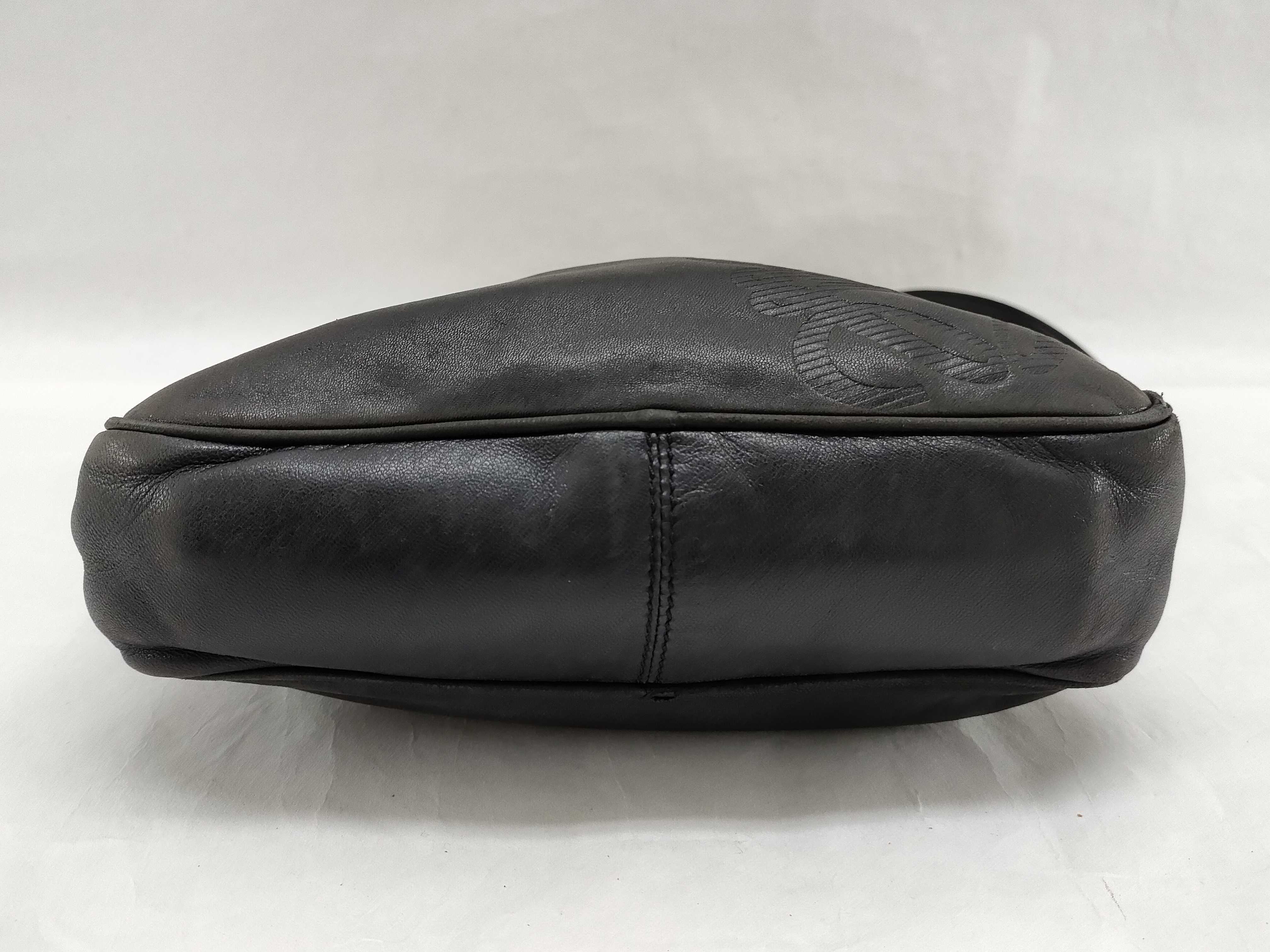 Anagram Shoulder Bag, Black Shoulder Bag — view 8