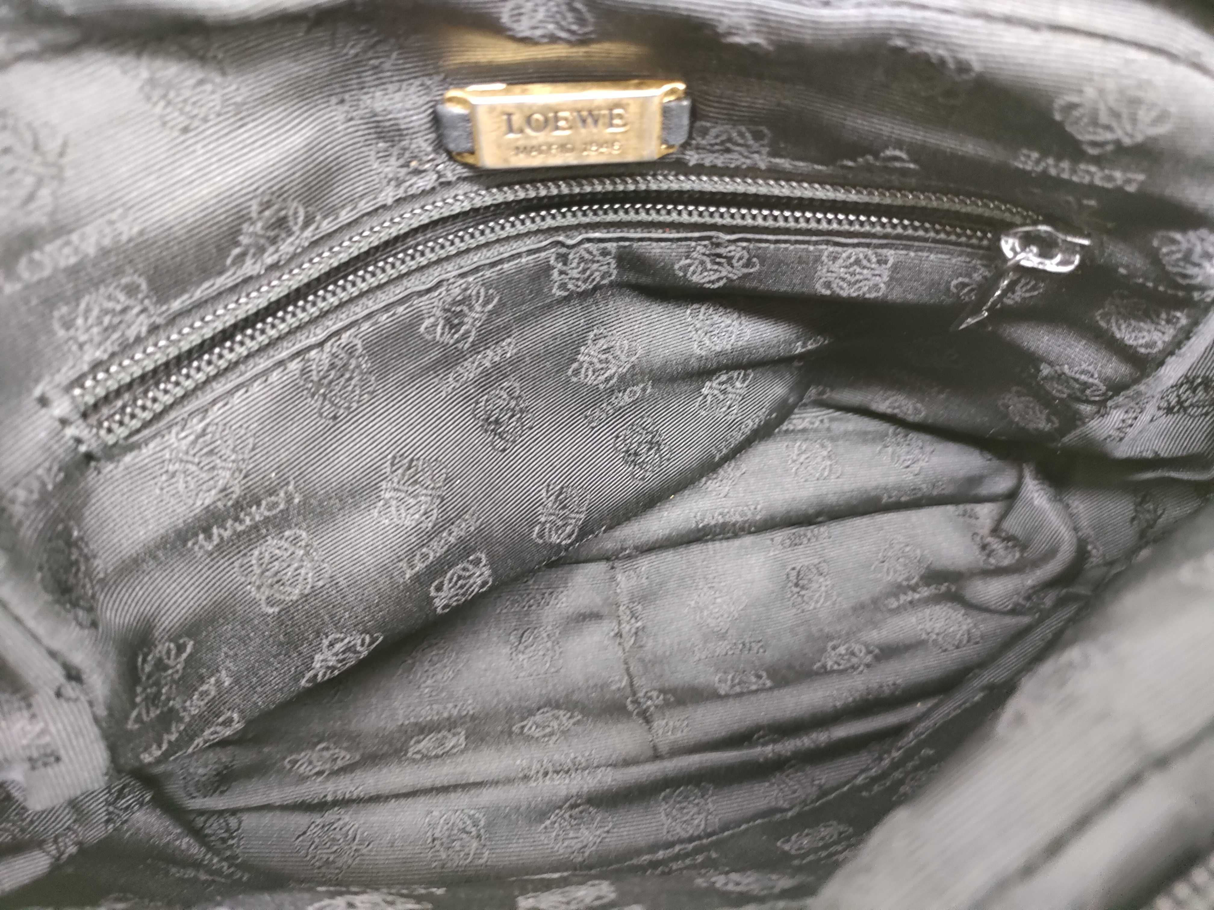 Anagram Shoulder Bag, Black Shoulder Bag — view 10